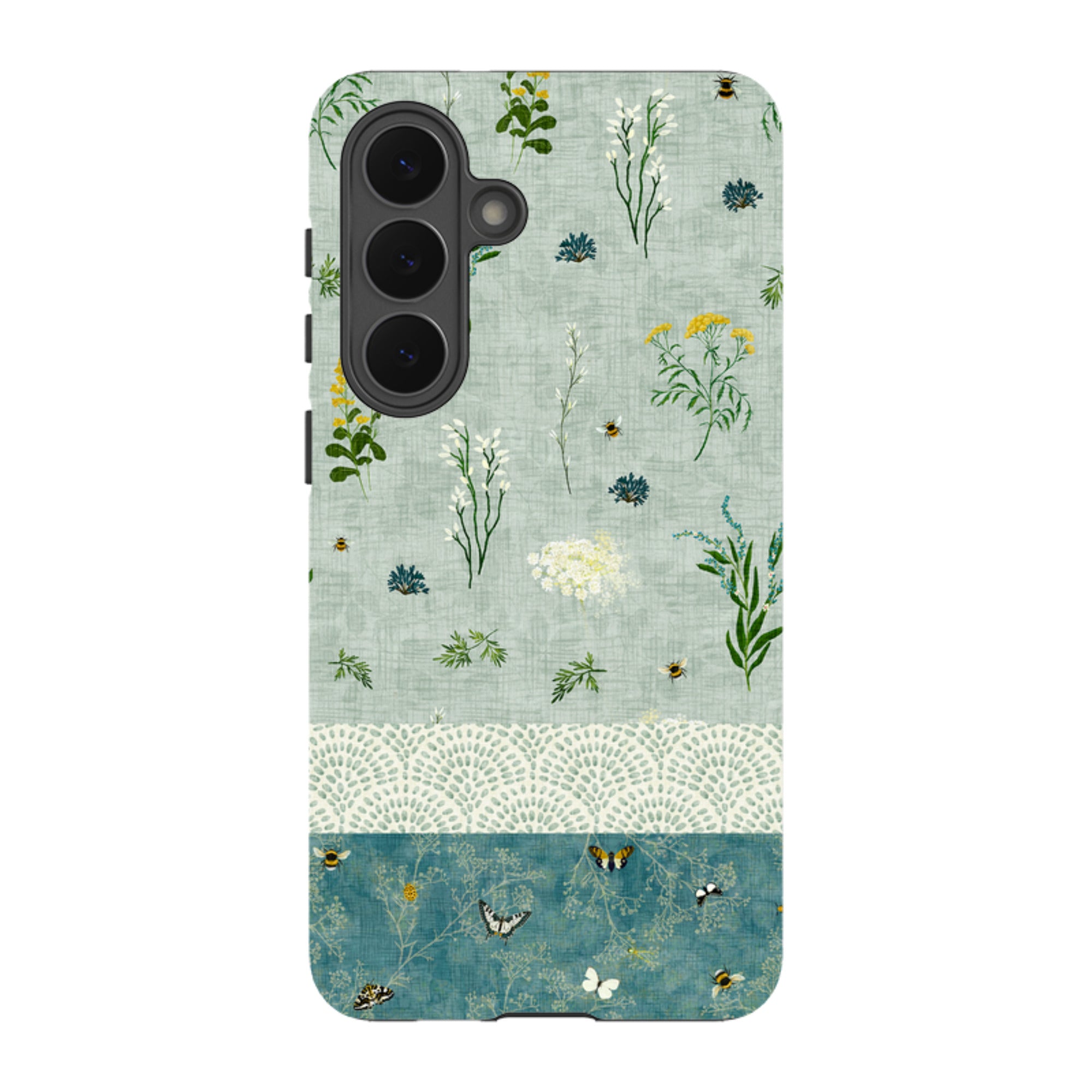 Samsung Tough  Case - Song Bird Florals and Bees 2 By Katherine Quinn