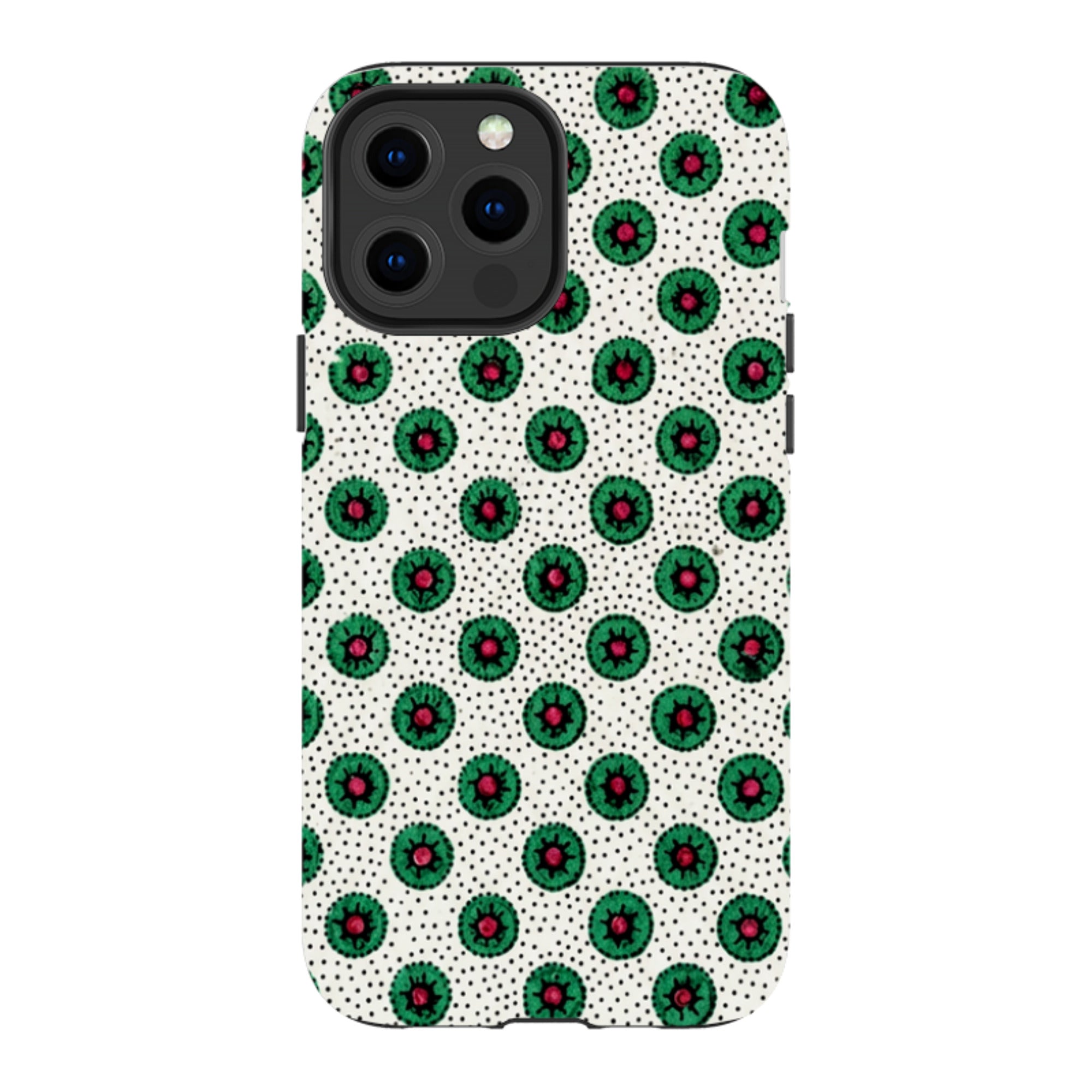 iPhone Tough Case - Green Medallion