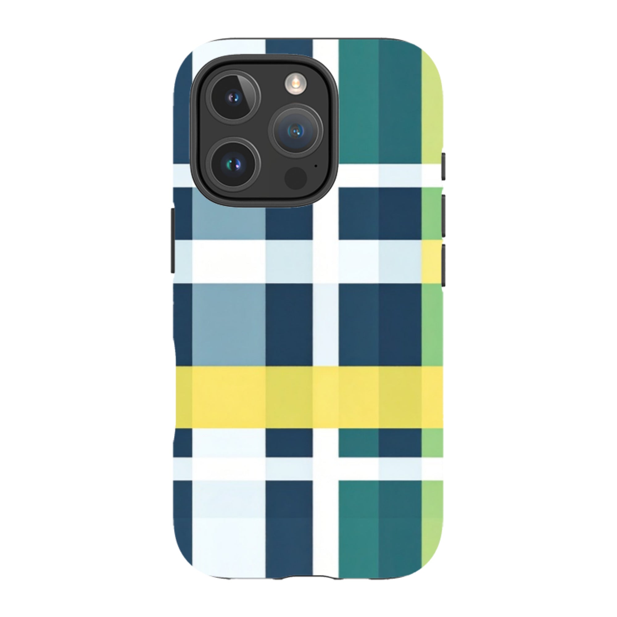 iPhone Tough Case - Forest Gingham