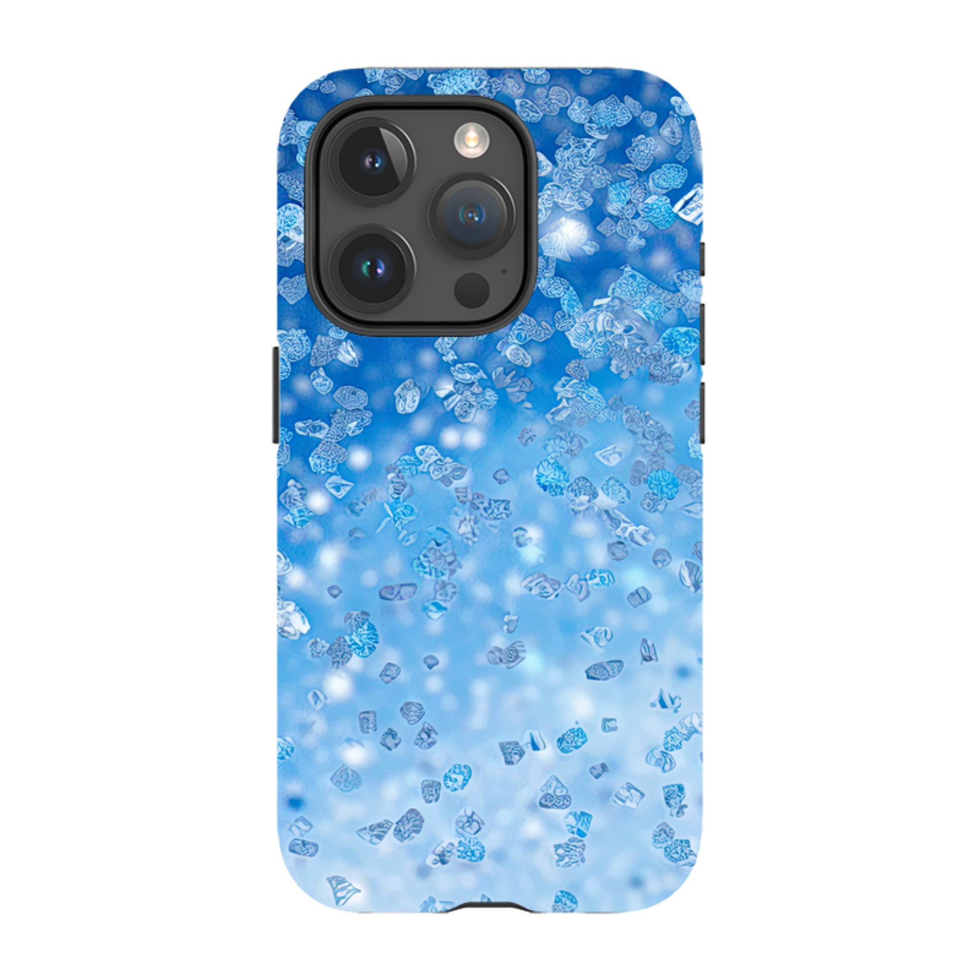 iPhone Case - Blue Glitter (case does not glitter)