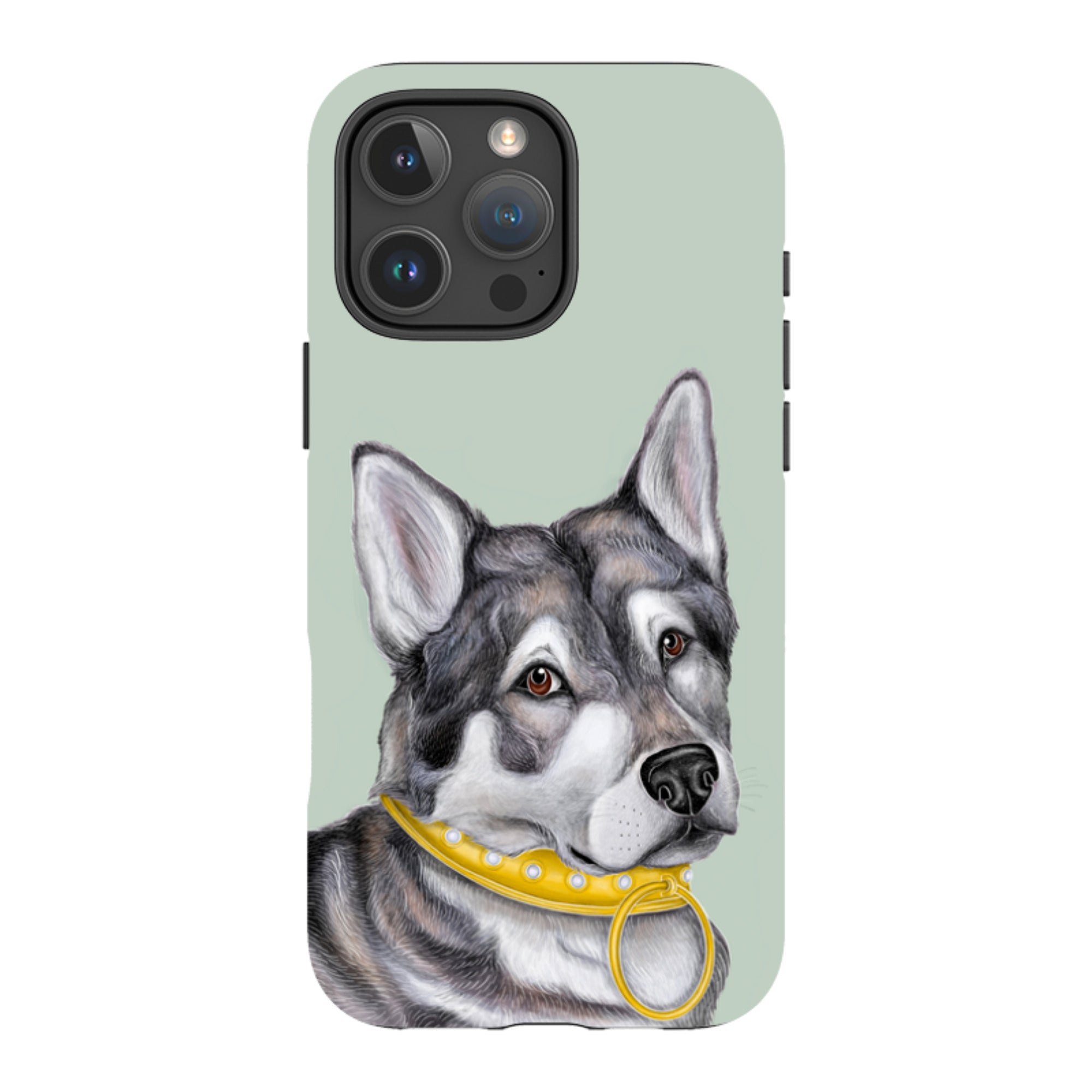 iPhone MagSafe Tough Case - Huskey By Catherine Rowe