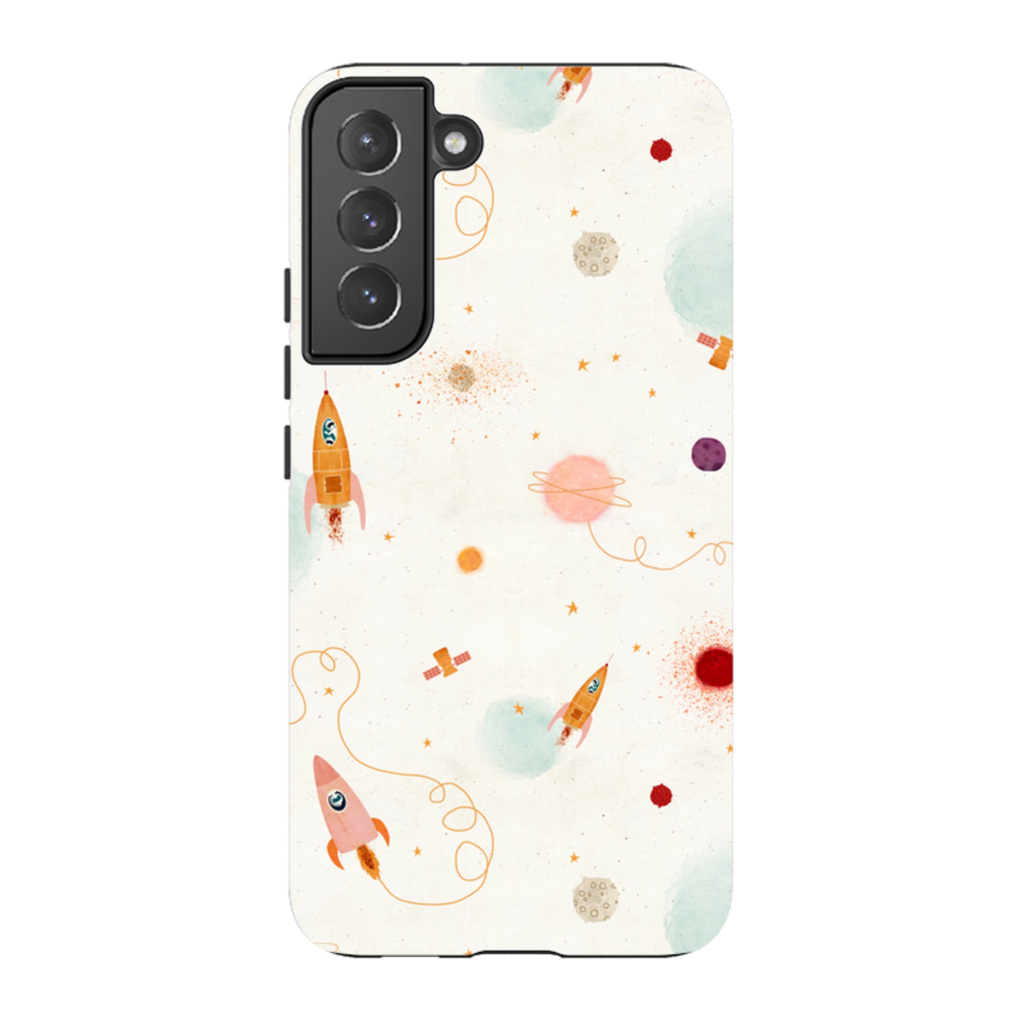Samsung Tough Case - Rockets Cream By Katherine Quinn