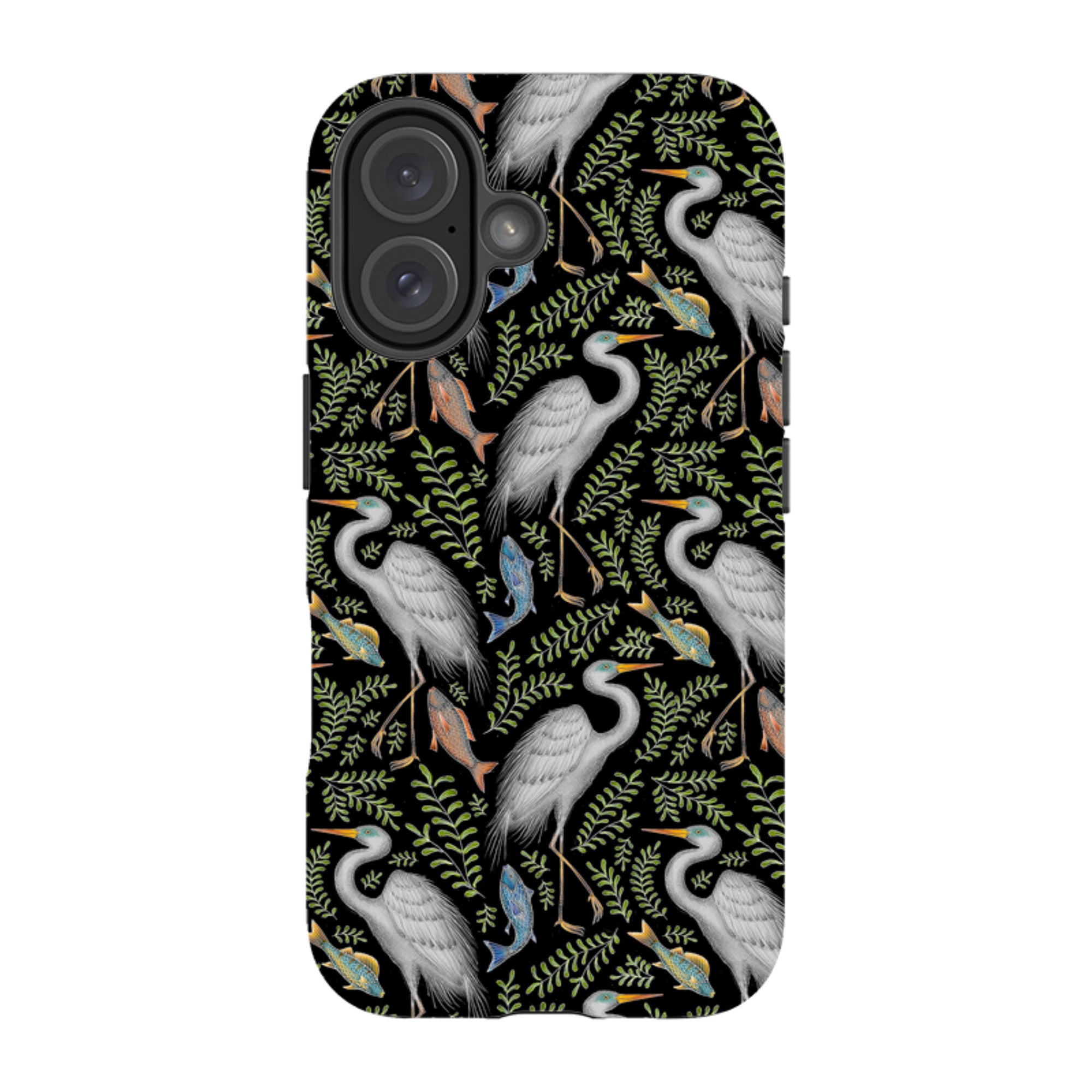 iPhone MagSafe Tough Case -  Egret Pattern By Catherine Rowe