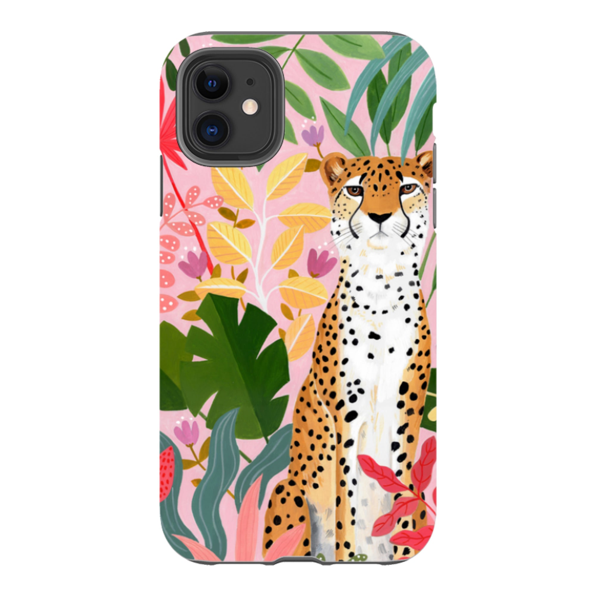iPhone Tough Case - Cheetah Jungle By Bex Parkin