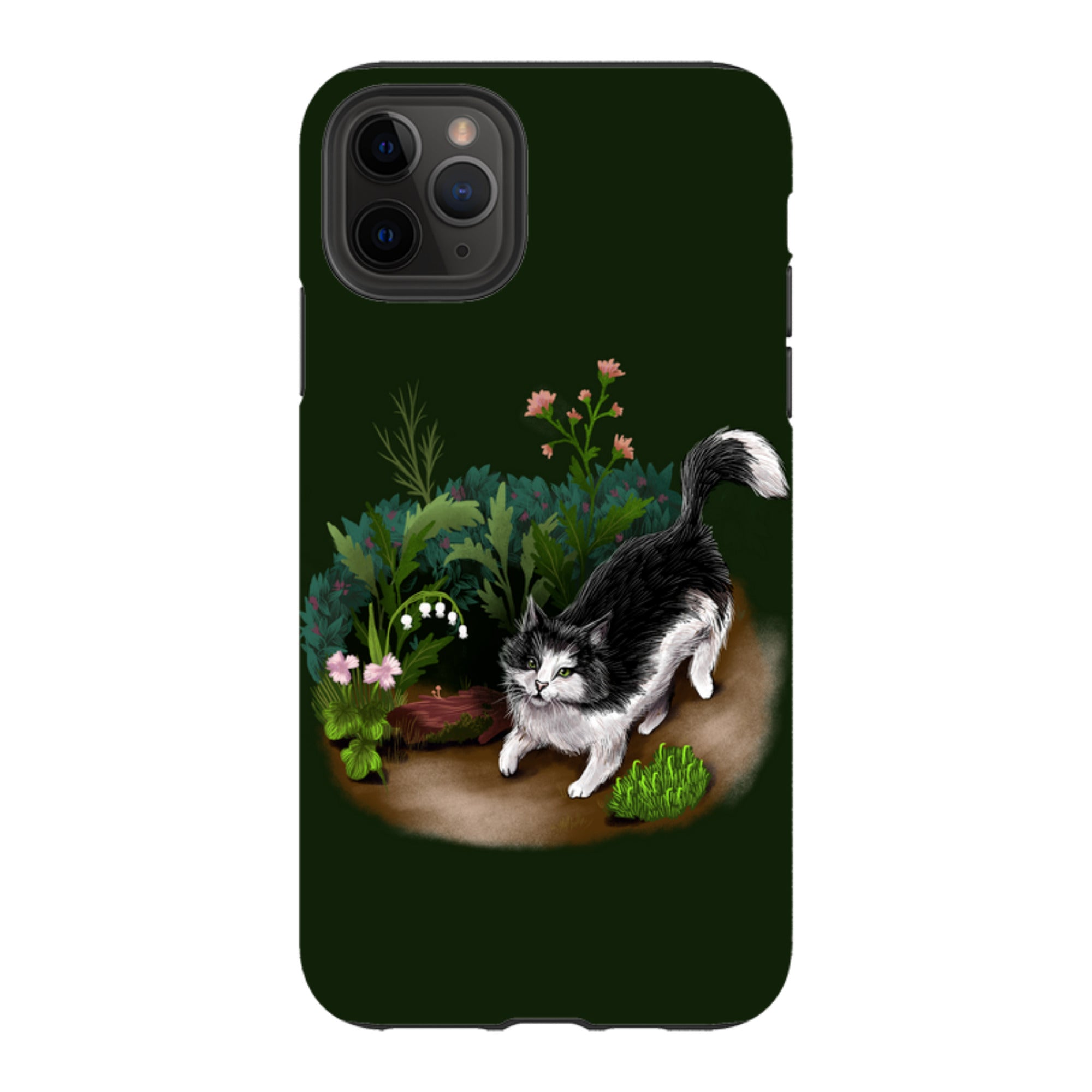 iPhone Tough Case - Munchkin Cat By Anna Stead