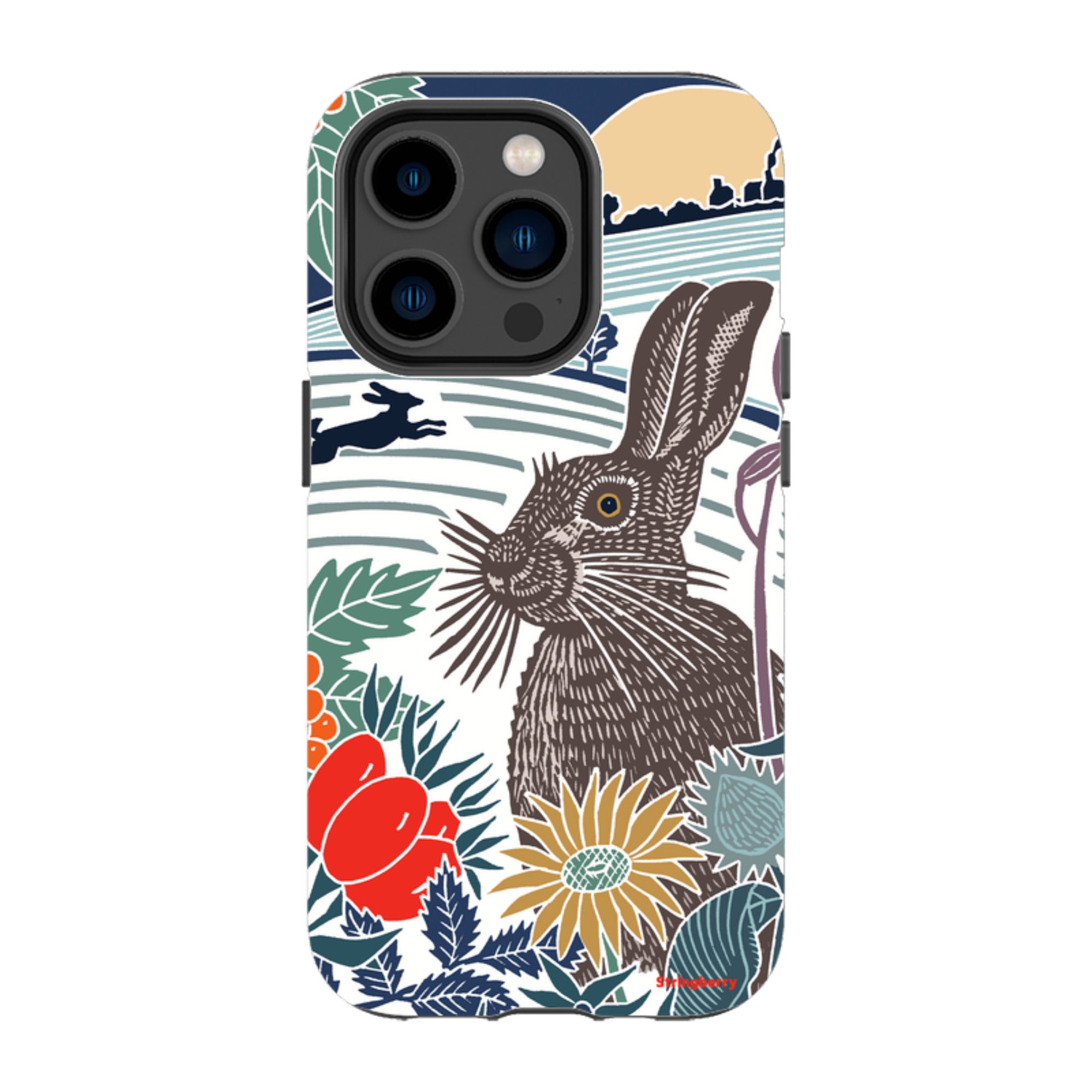 iPhone Tough Case - Winter Hare By Kate Heiss