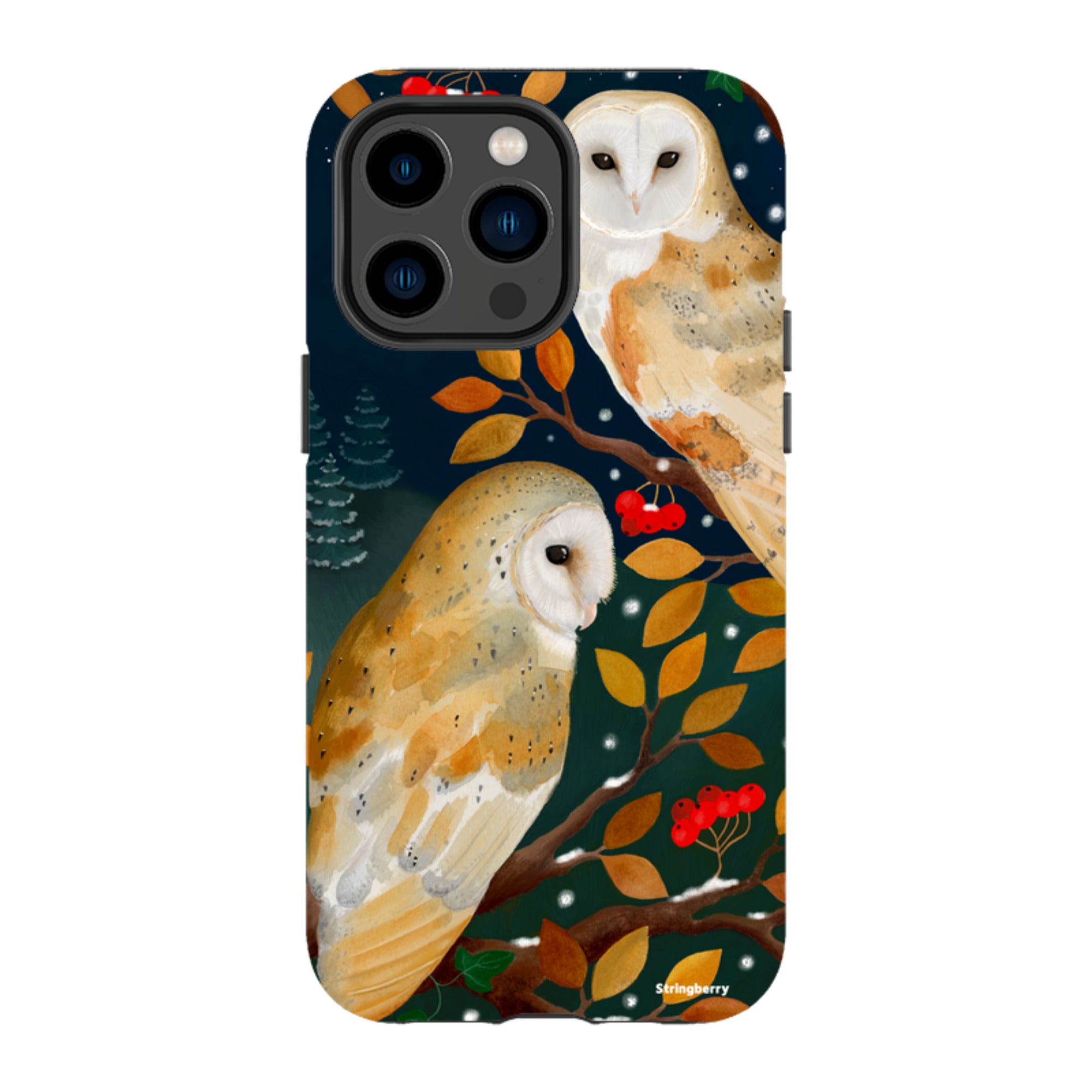 iPhone Tough Case - Autumn Owls By Bex Parkin
