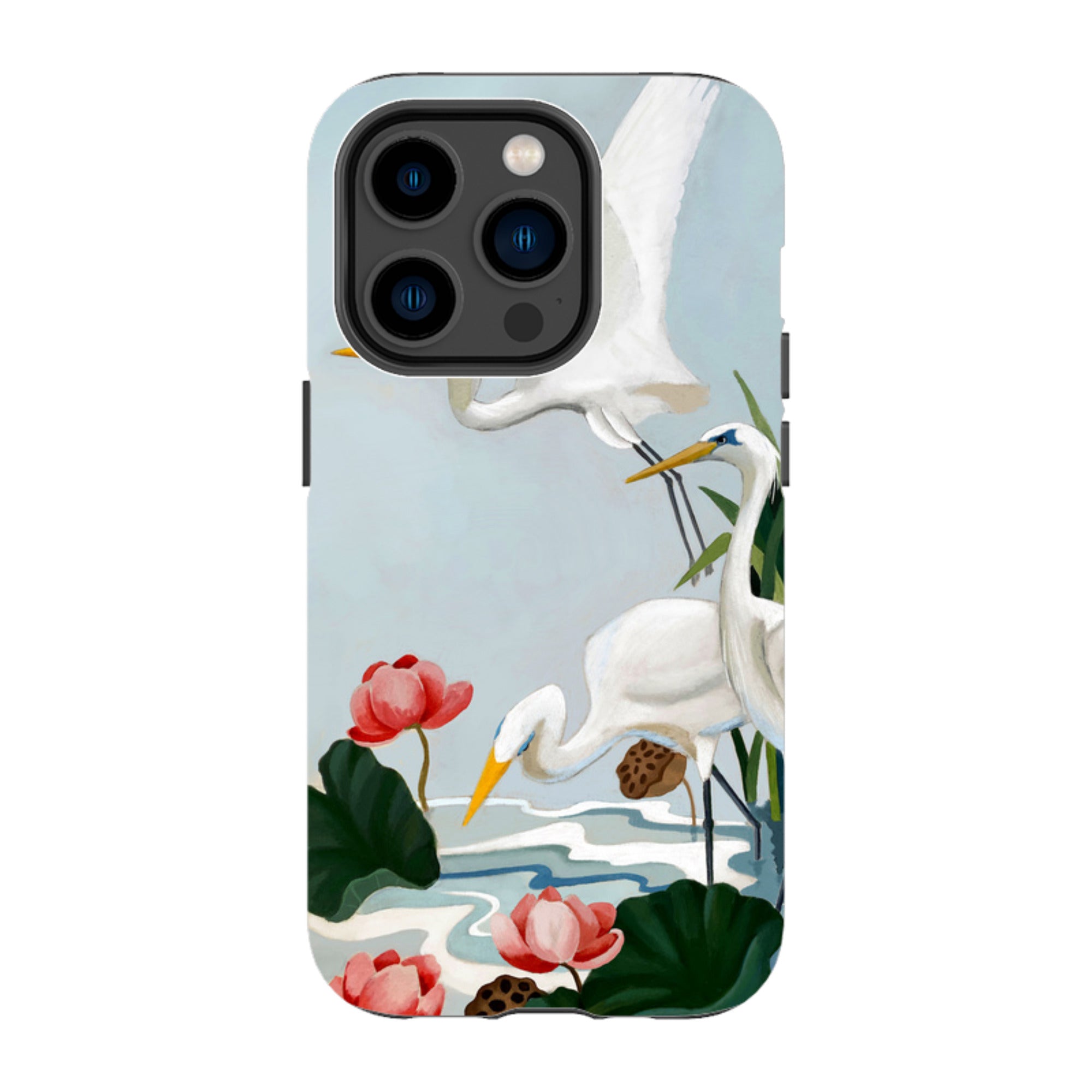 iPhone Tough Case - Egrets And Lillie's By Bex Parkin