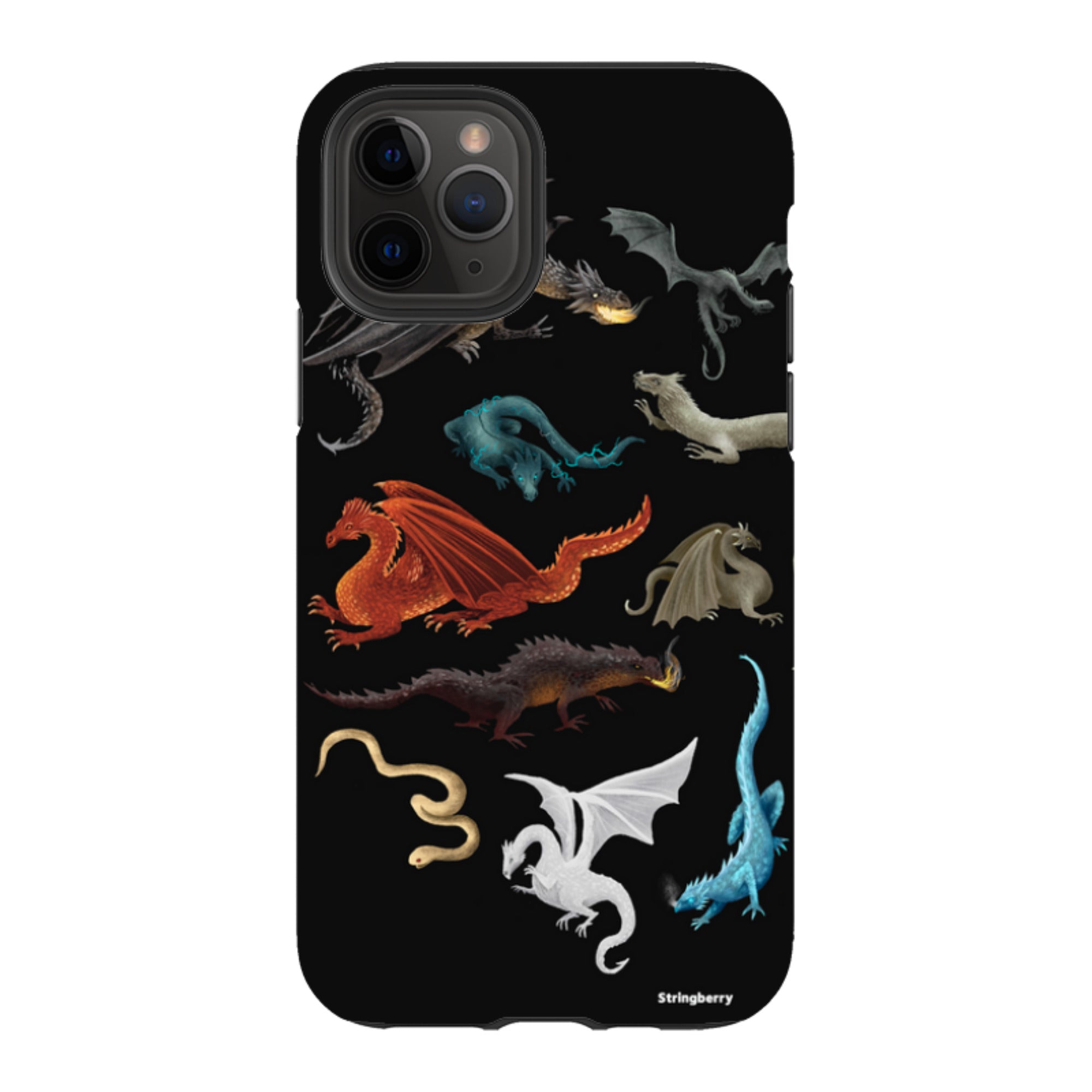 iPhone Tough Case - Dragons, Wyverns, Wyrms By Anna Stead