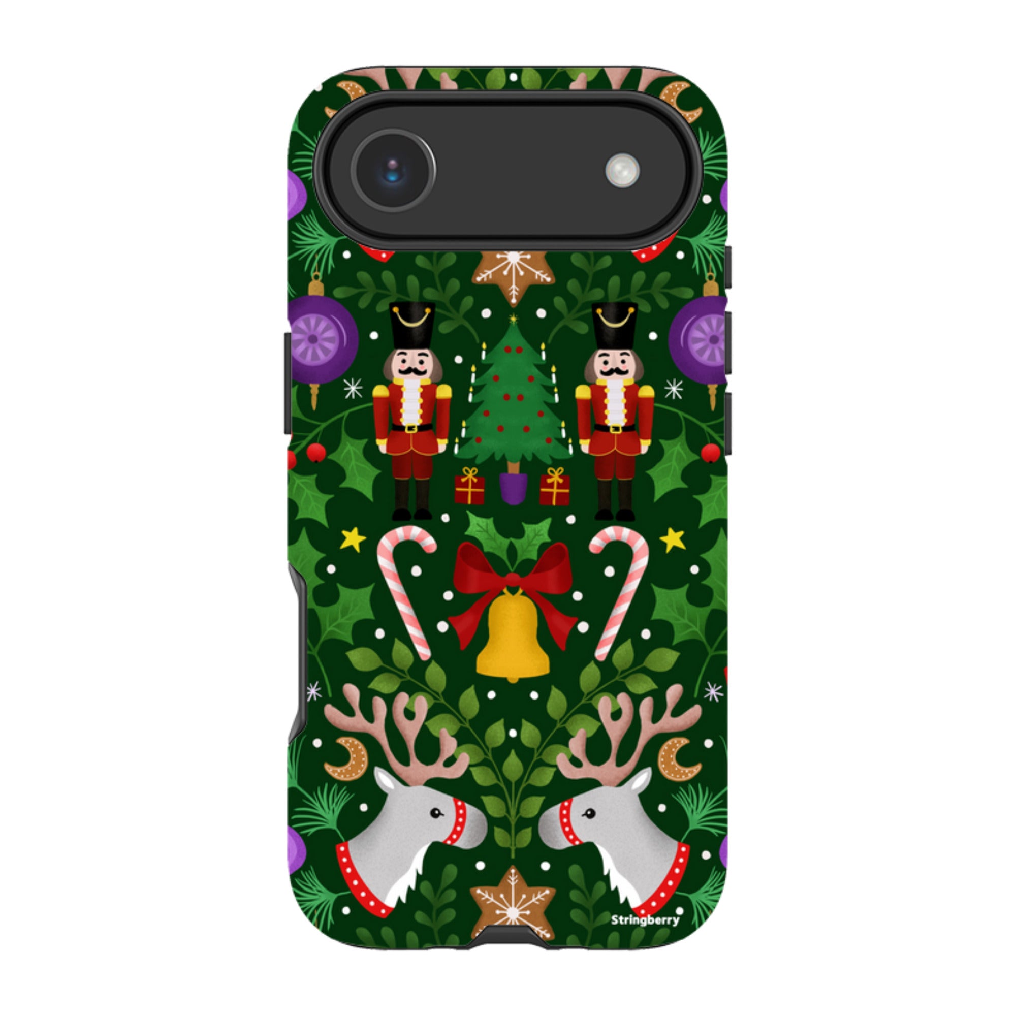 iPhone MagSafe Tough Case - Xmas Pattern I By Bex Parkin