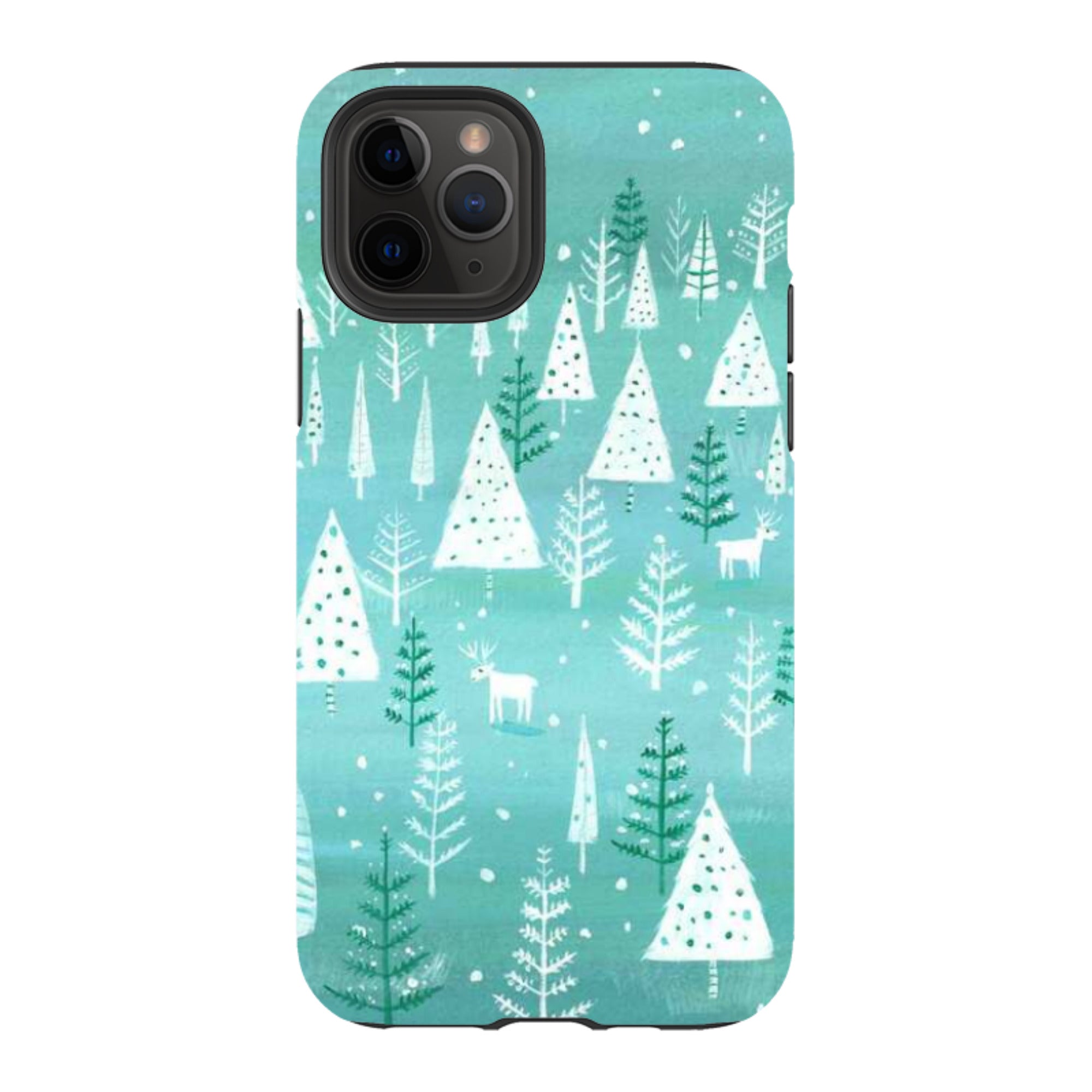 iPhone Tough Case - Teal Tundra By Mary Stubberfield