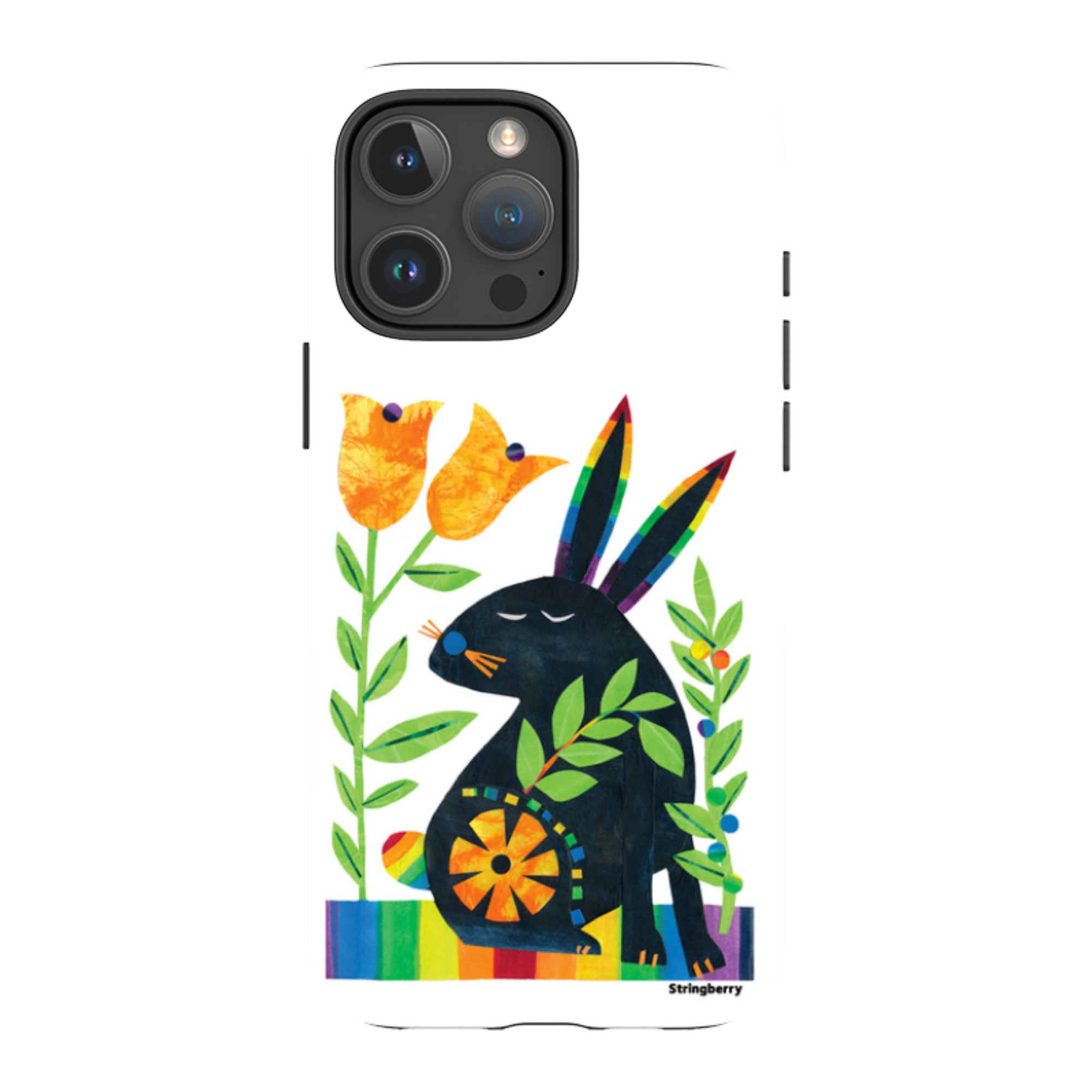 iPhone Tough Case - Pride Rabbit By Tracey English