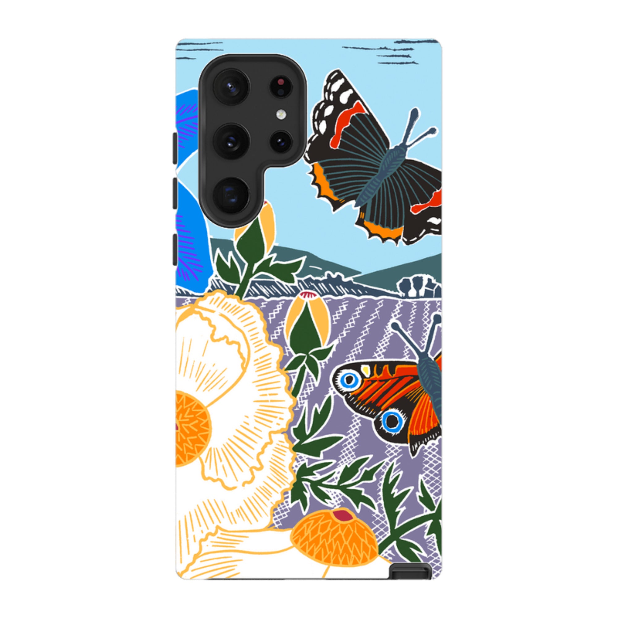 Samsung Tough Case - Bold Butterflies By Kate Heiss