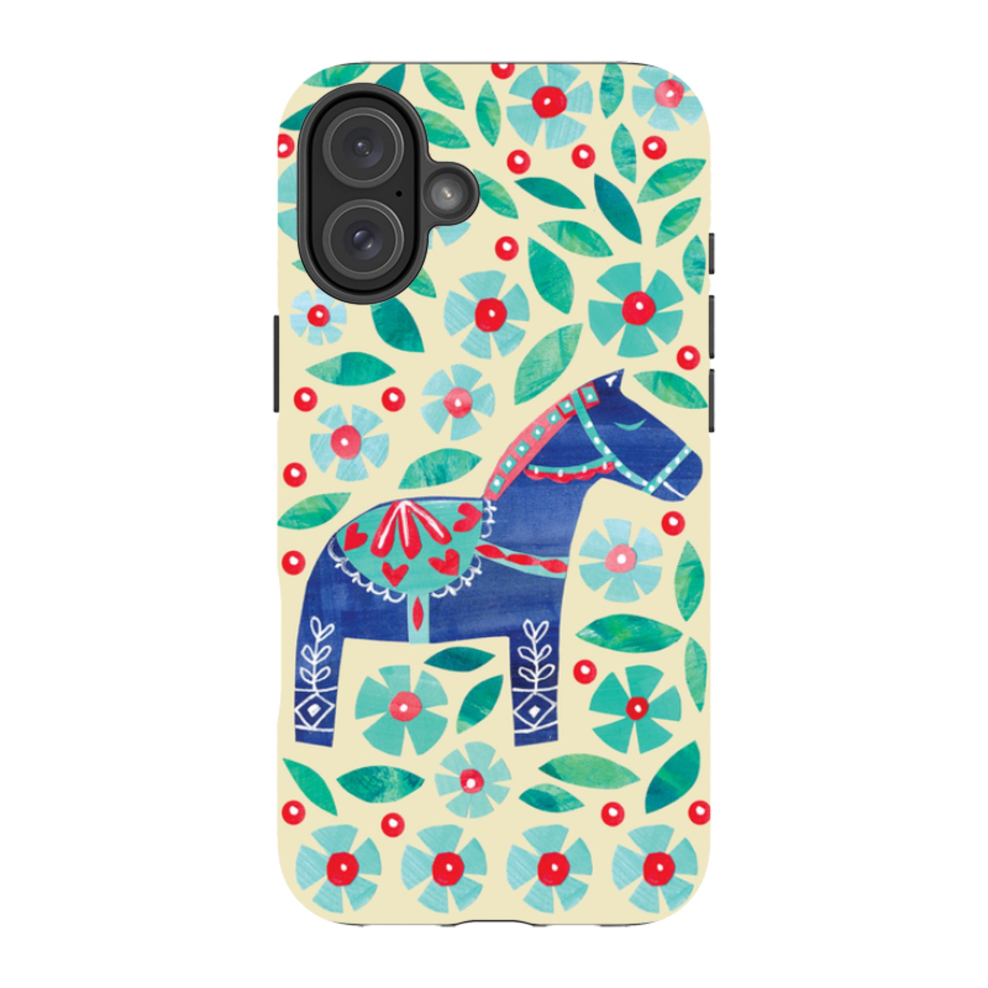 iPhone Tough Case - Dala Horse By Tracey English