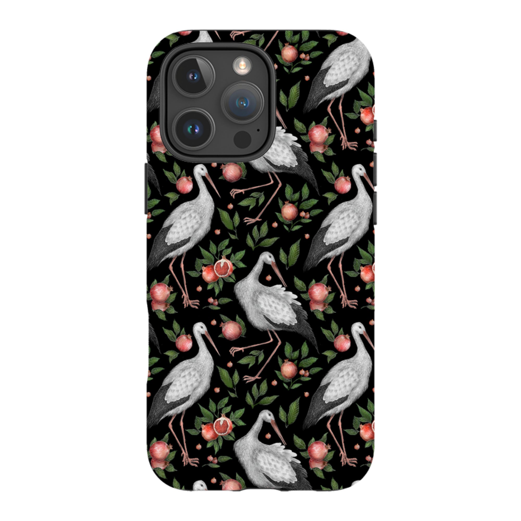iPhone Tough Case - Stork Pattern By Catherine Rowe