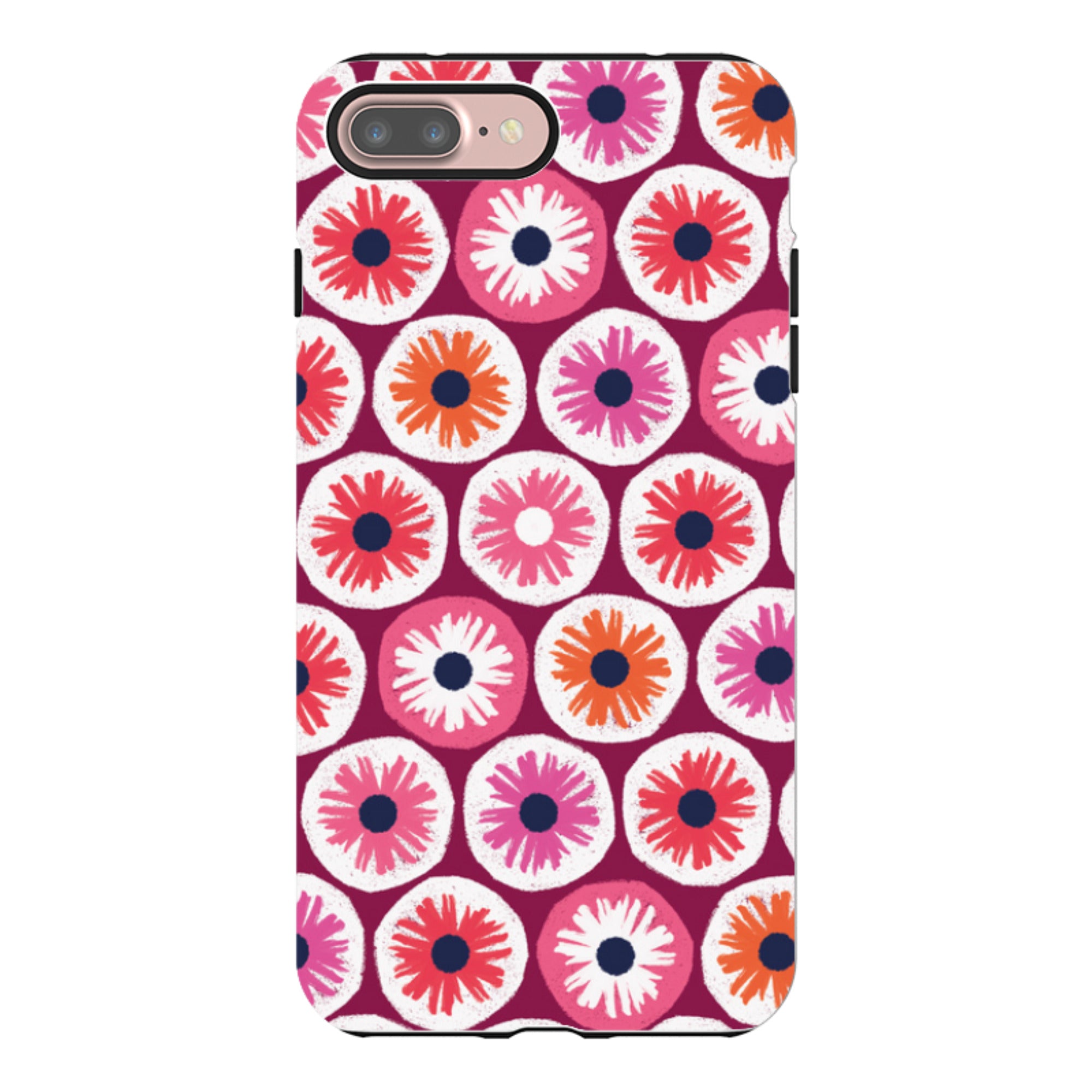 iPhone Tough Case - Penny Flowers Red By Ali Brookes