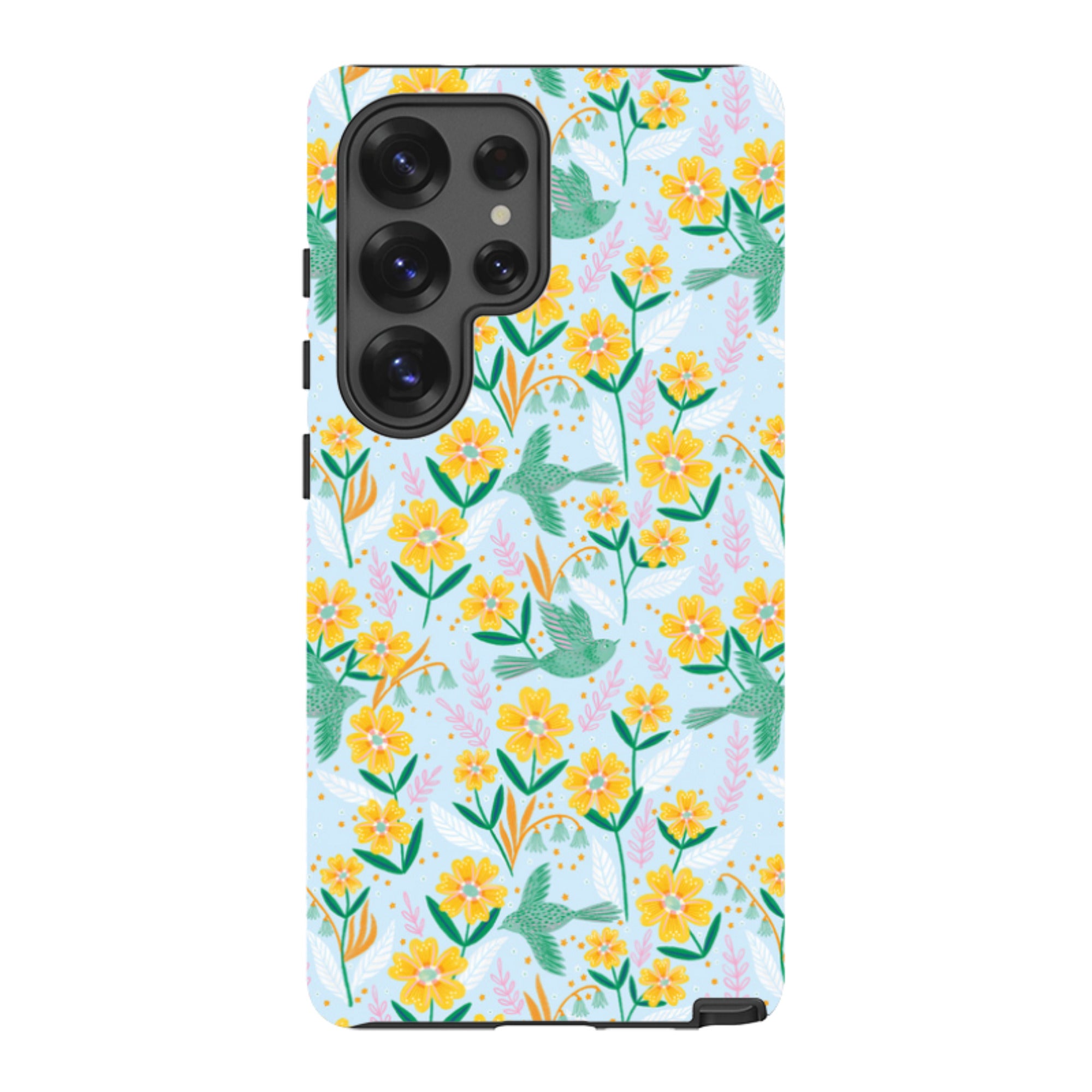 Samsung Tough Case - Sweet Birds Blue By Lee Foster Wilson