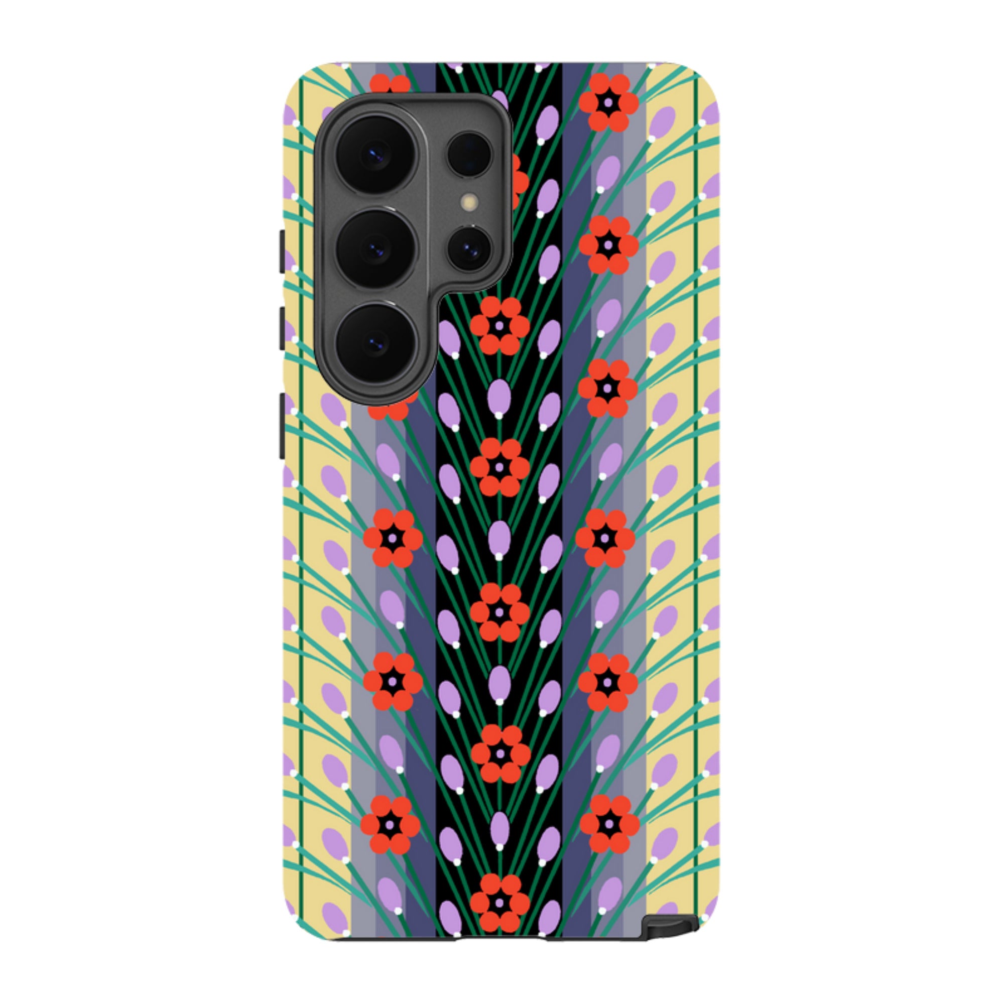 Samsung Tough  Case - Lavender Yellow By Cressida Bell