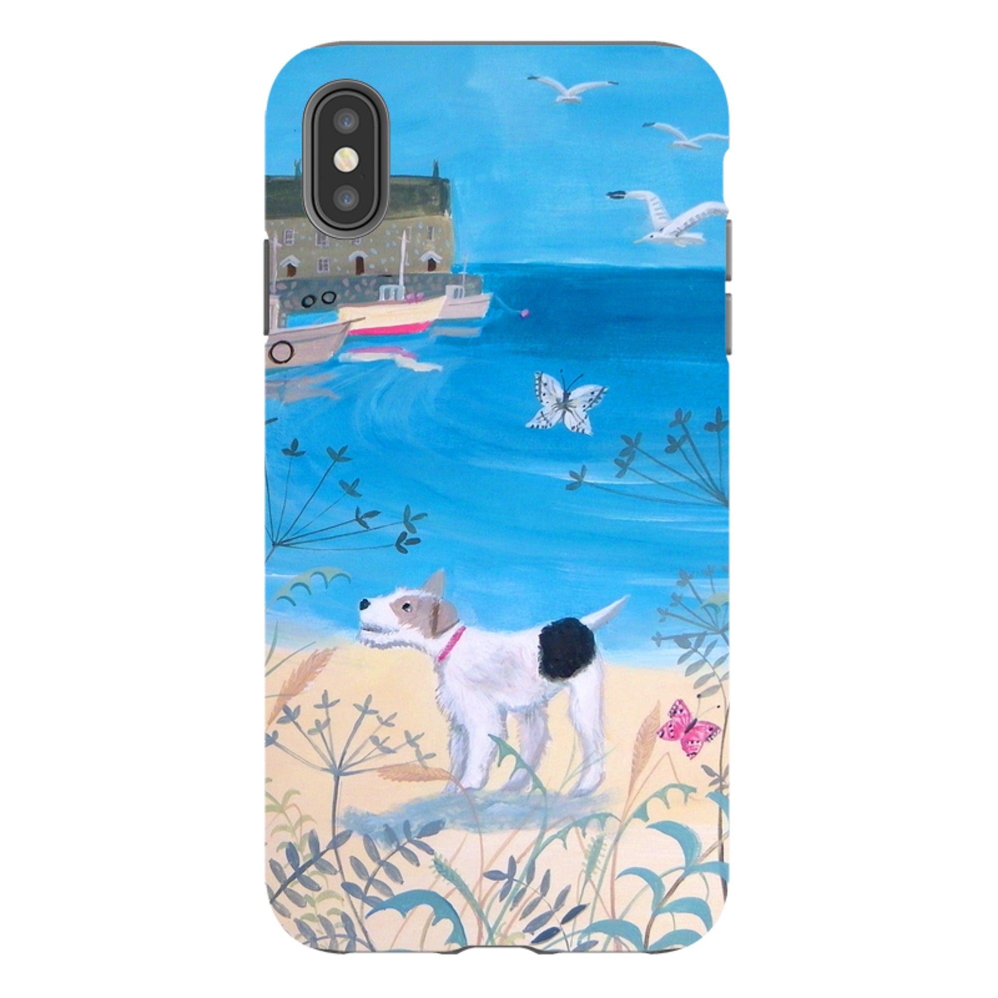 iPhone Tough Case - Seaside Dog By Mary Stubberfield