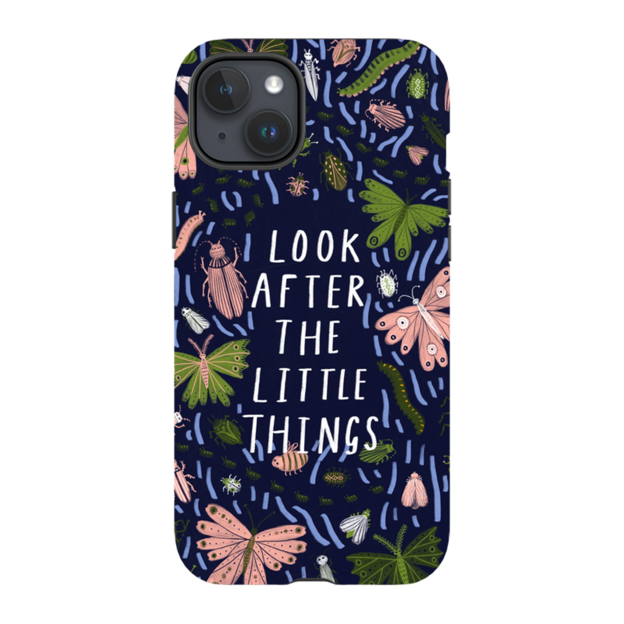 iPhone Tough Case - Little Things Blue By Lee Foster Wilson
