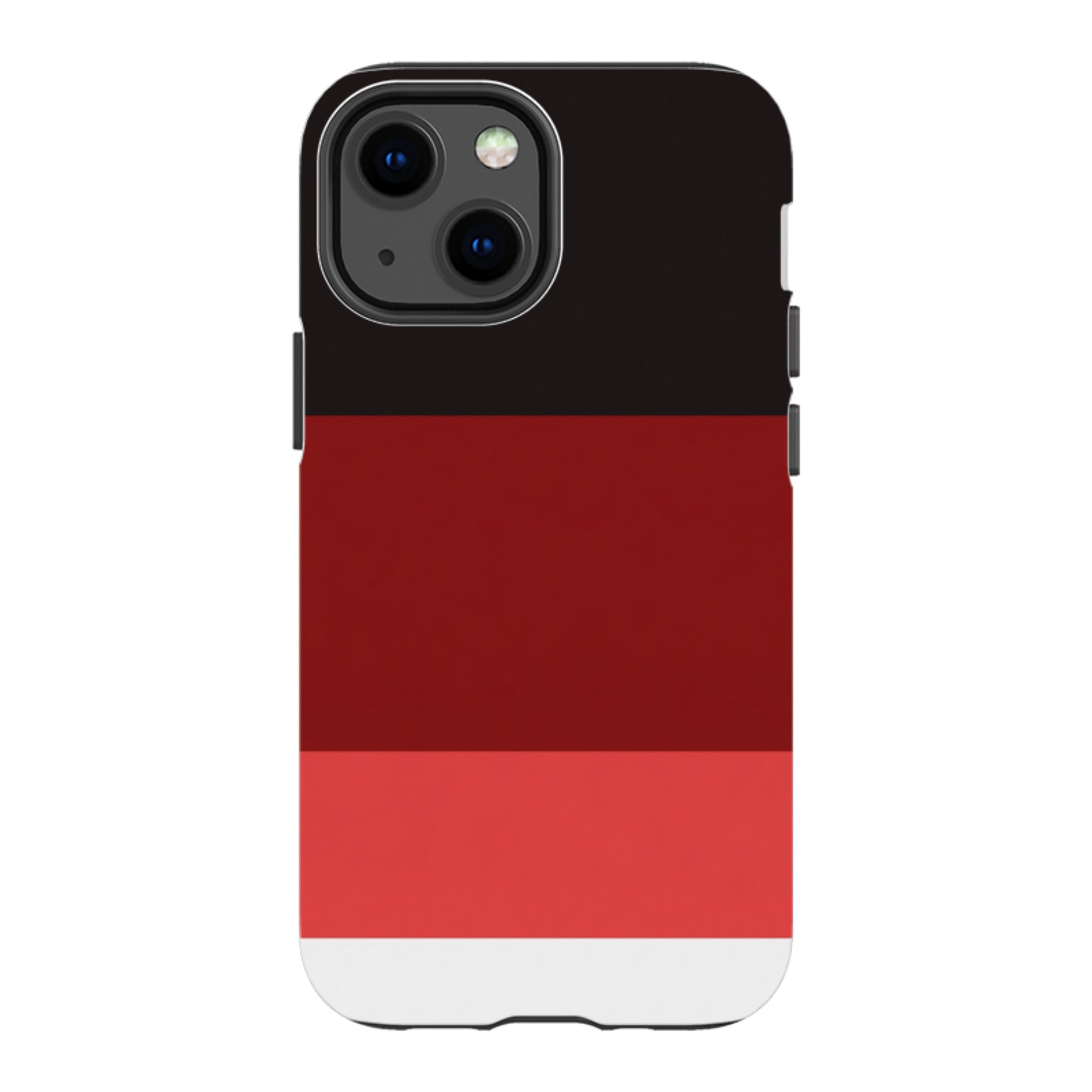 iPhone Tough Case - Crimson and Black Gradient