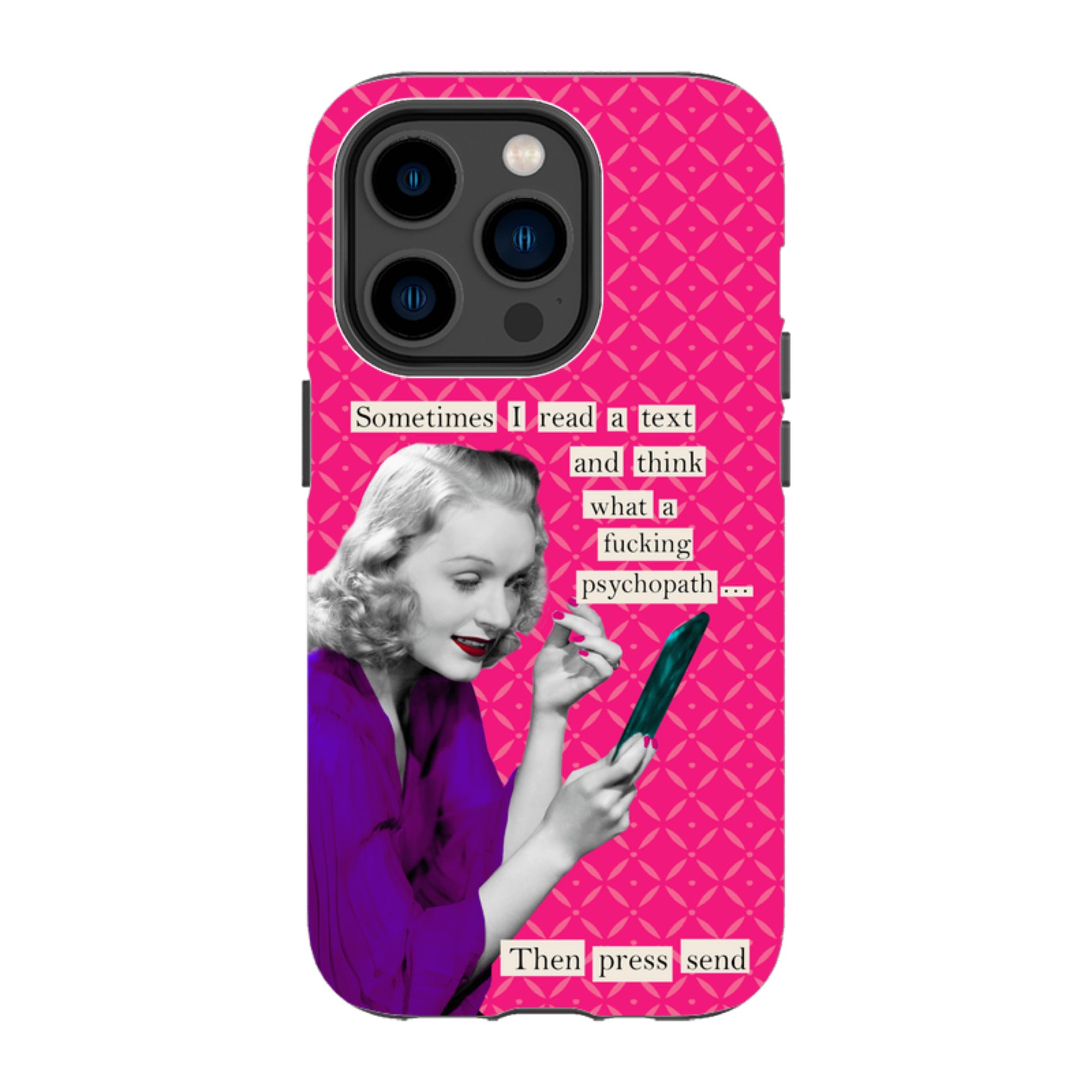 iPhone MagSafe Tough Case -  Psychopath By Clare Jordan