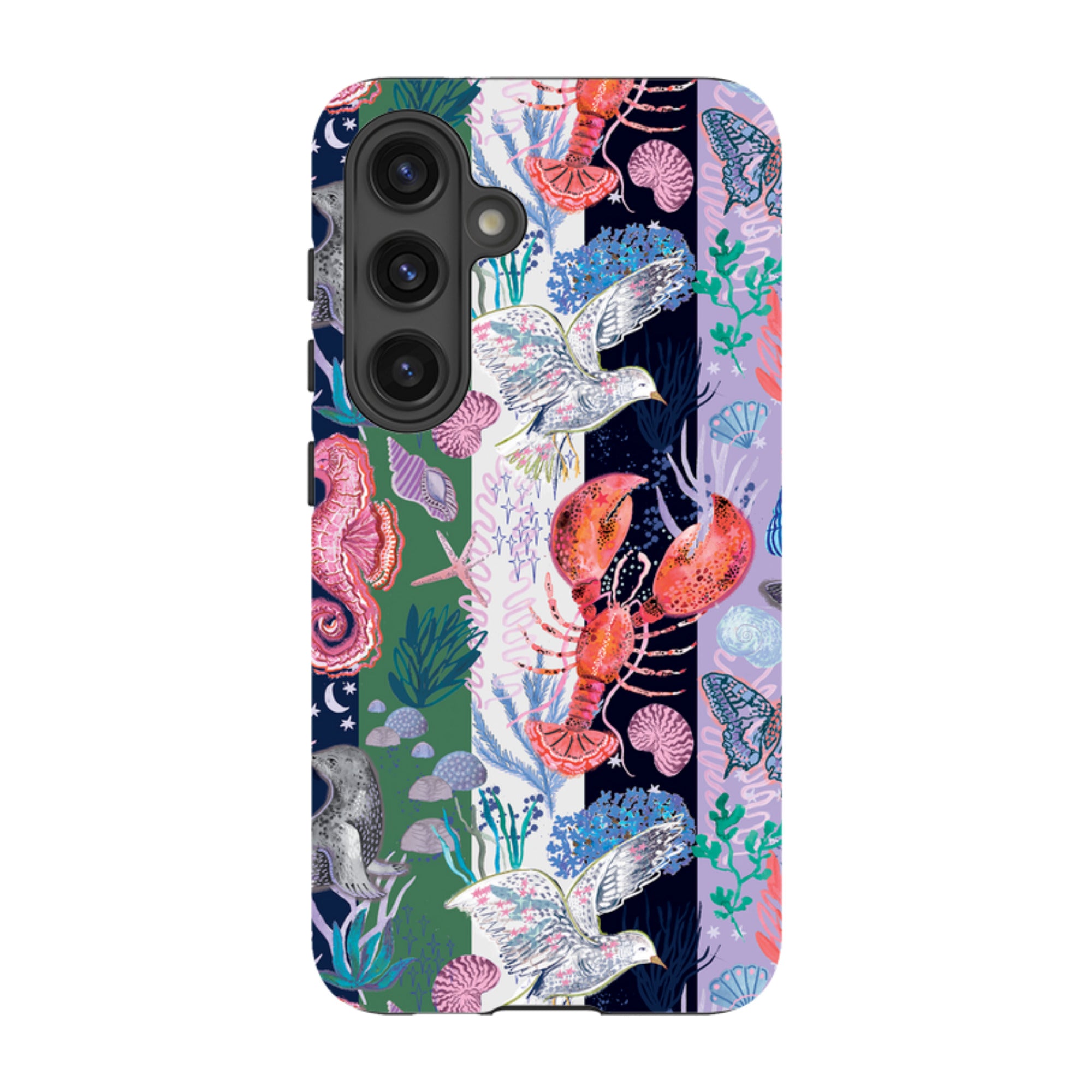 Samsung Tough  Case - Coastal Calling Stripe I By Emma Frances Grant