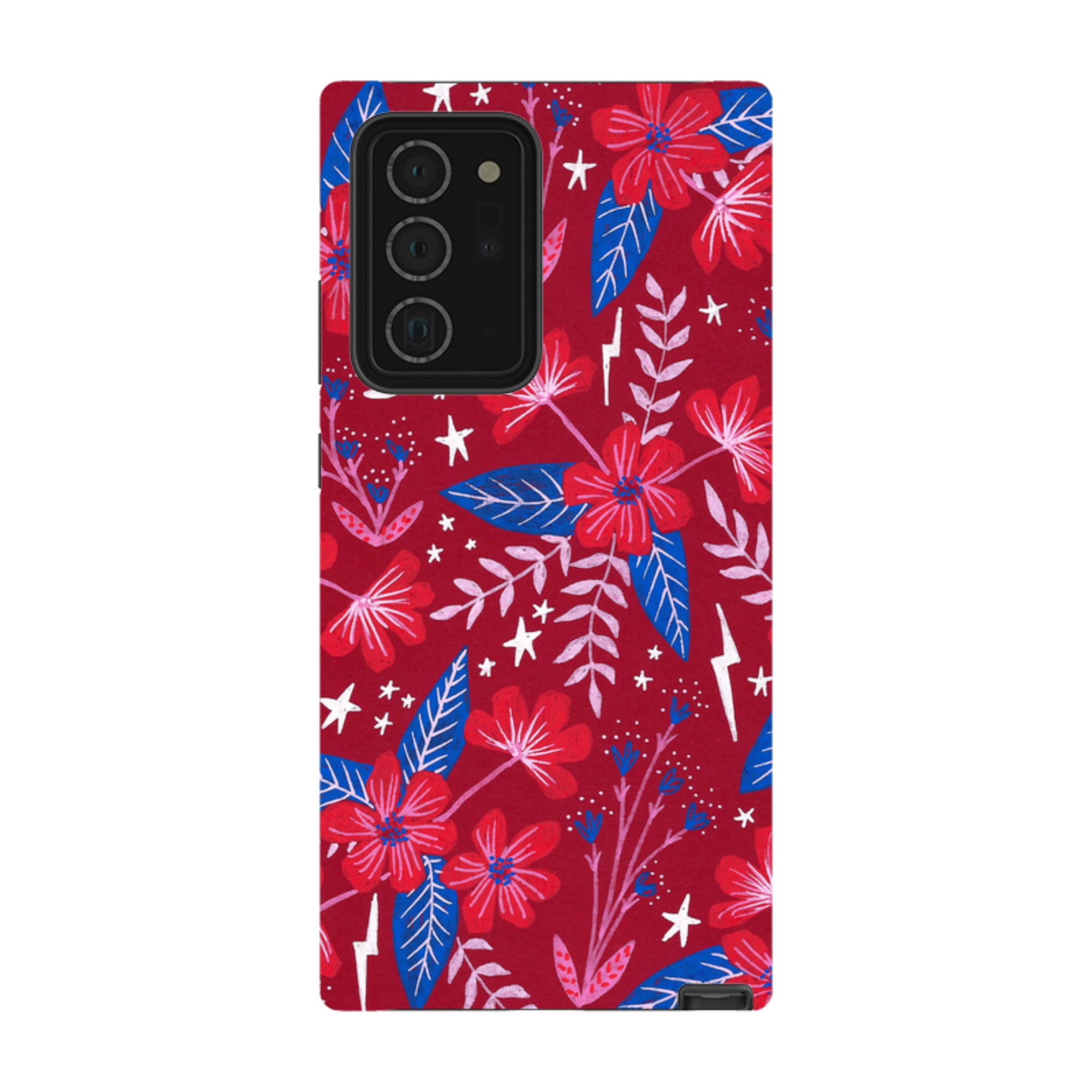 Samsung Tough Case - Red Moon Garden By Lee Foster Wilson