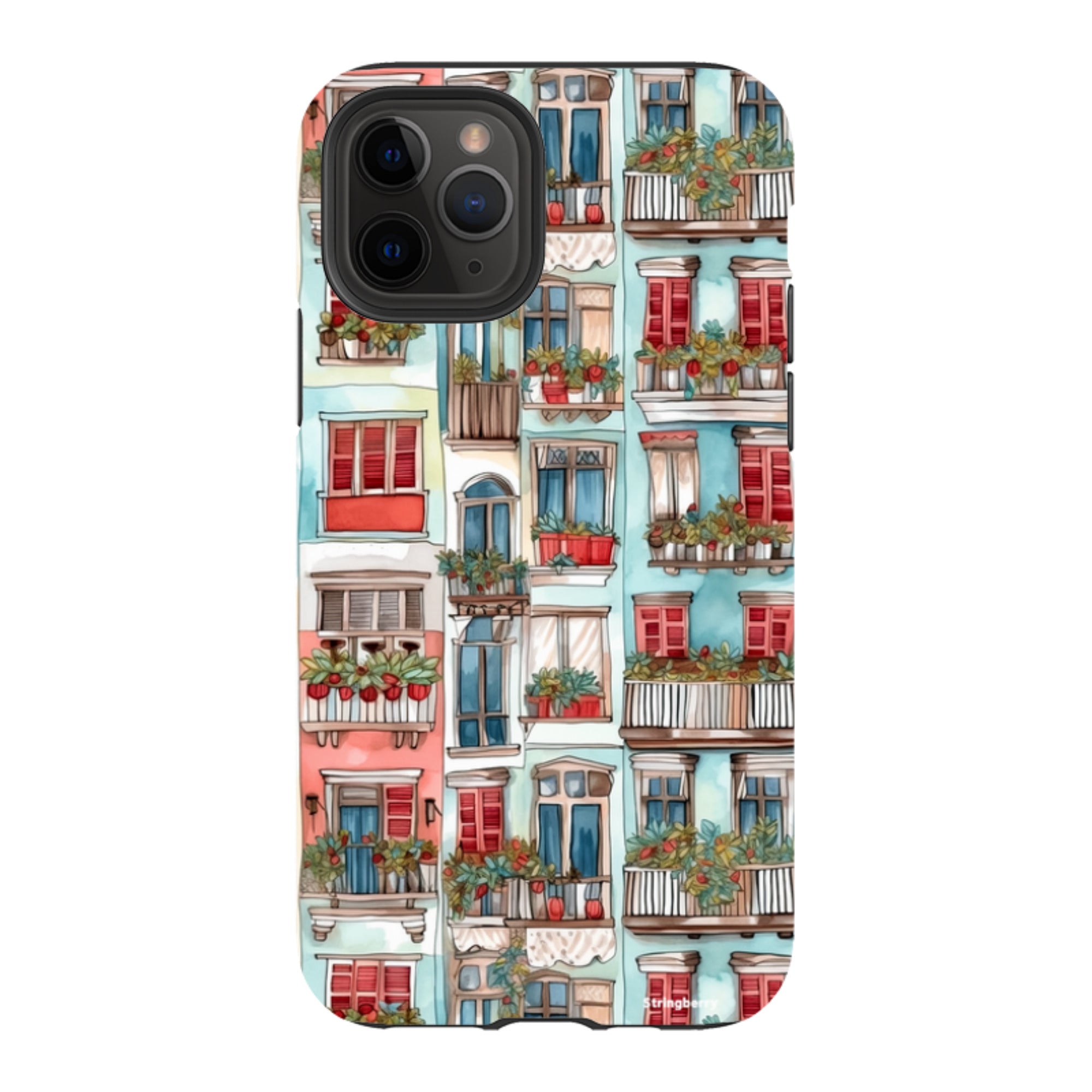 iPhone Tough Case - Floral Balcony
