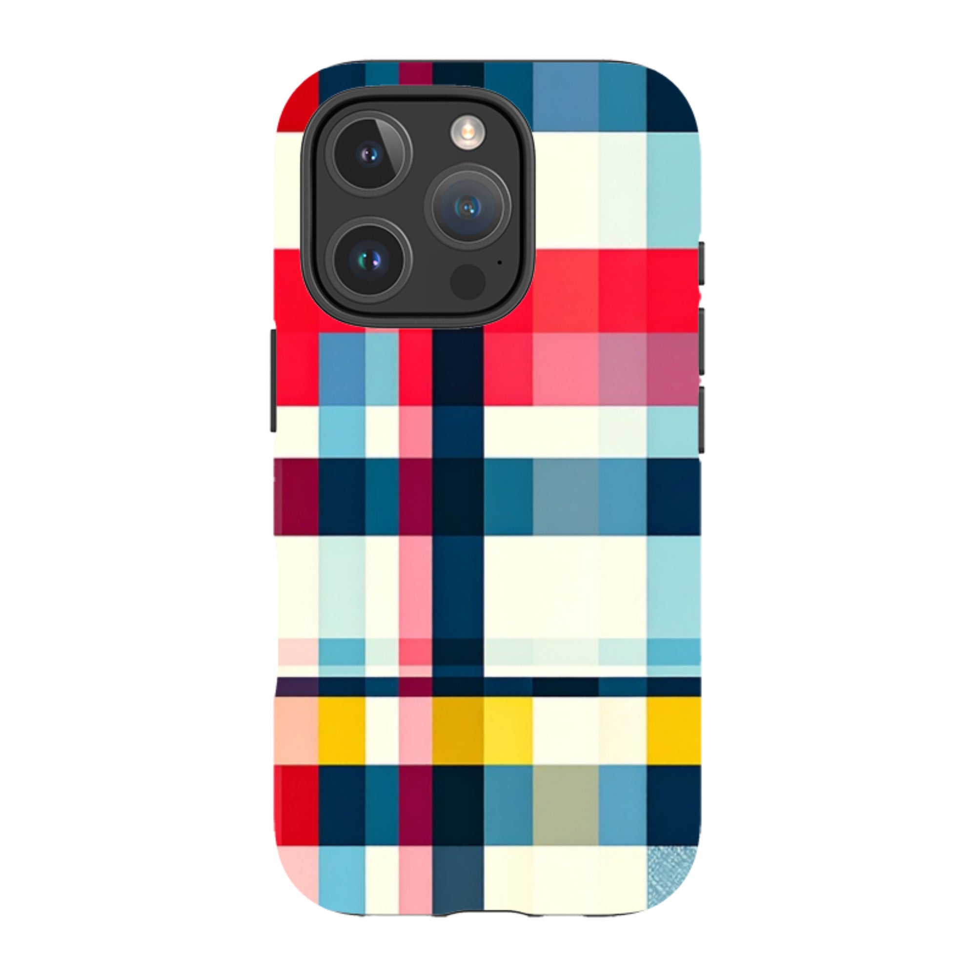 iPhone Tough Case - Cancun Gingham