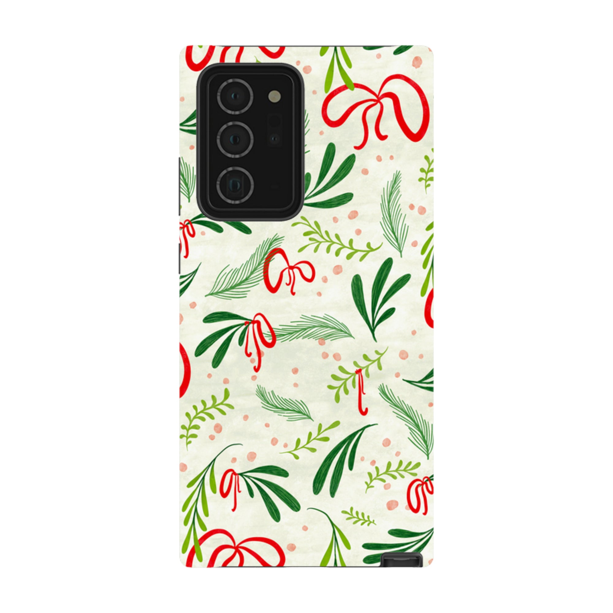 Samsung Tough Case - Christmas Bows By Katherine Quinn