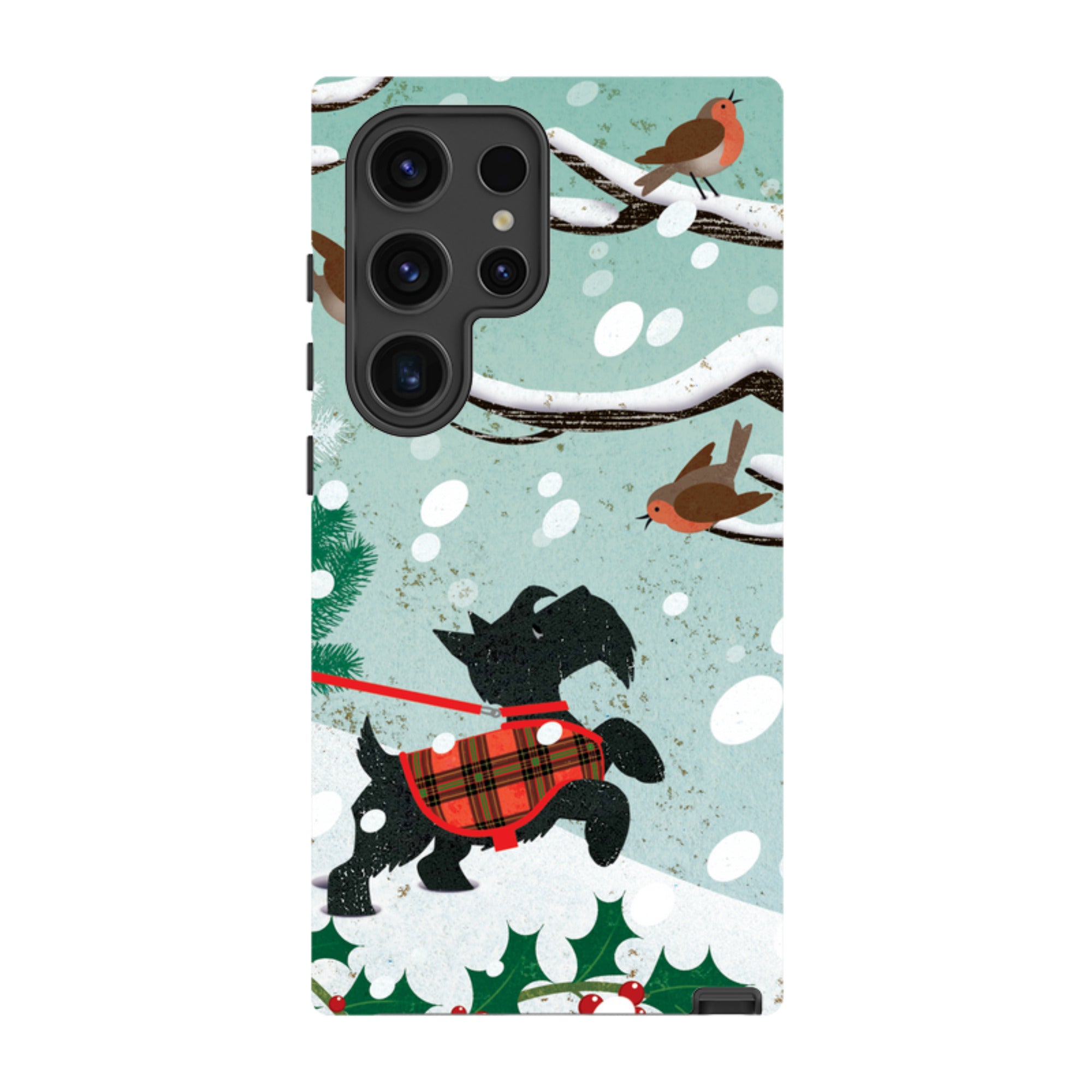 Samsung Tough Case - Scottie in Snow By Liane Payne