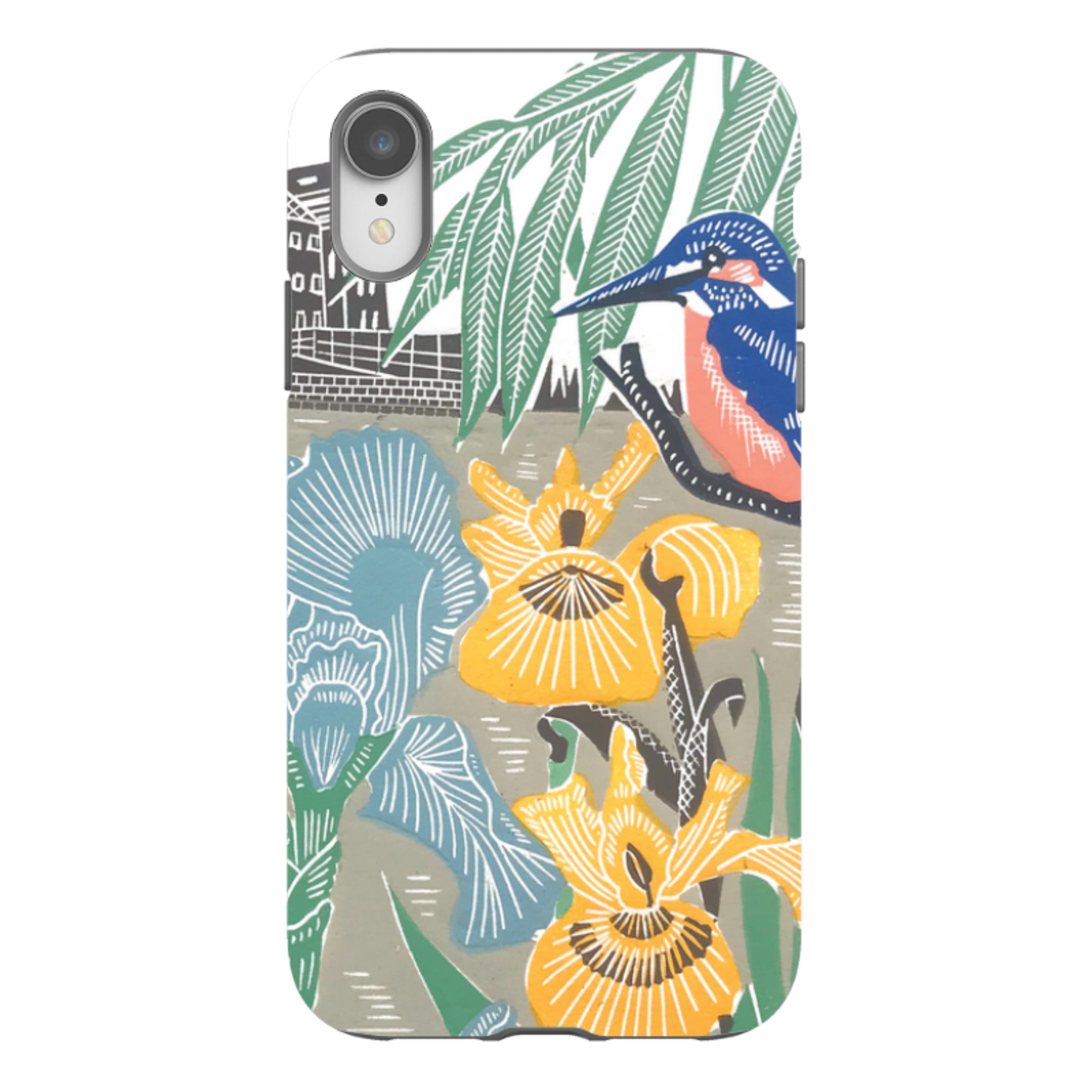 iPhone Tough Case - Kingfisher At The Mill By Kate Heiss