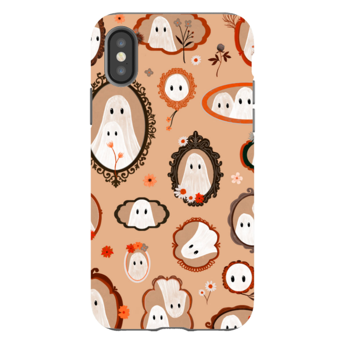 iPhone Tough Case - Framed Ghosts - Cider Clay By Katherine Quinn