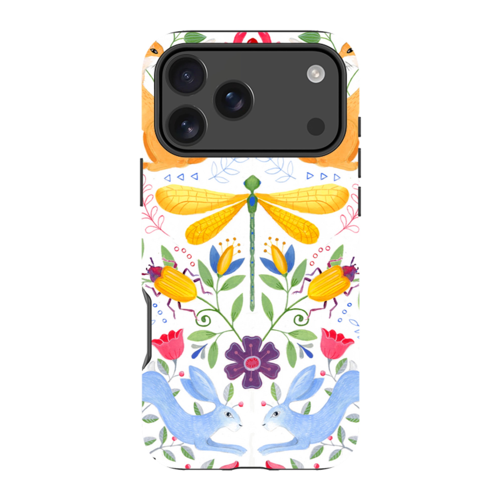 iPhone Tough Case - Folk Garden By Bex Parkin