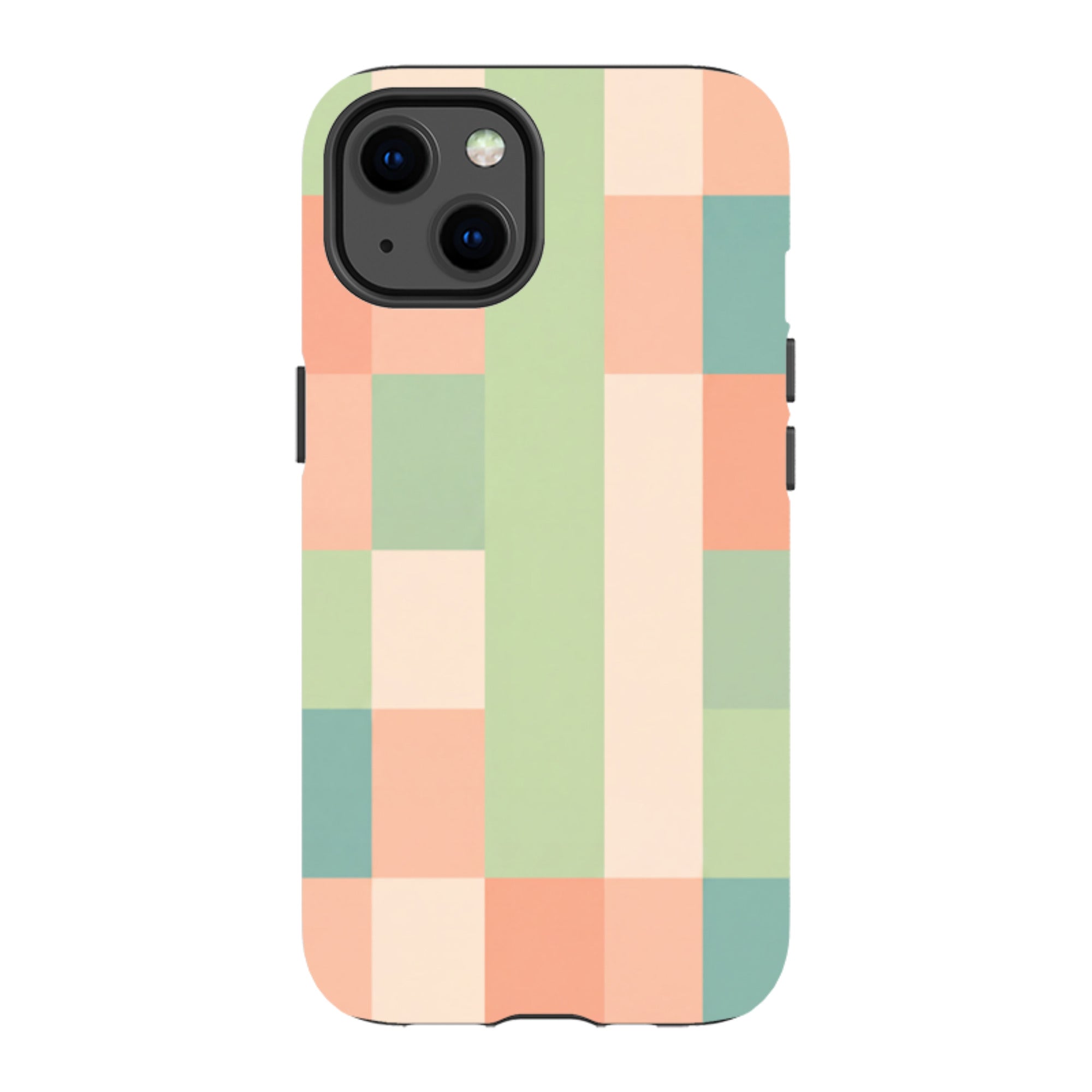 iPhone MagSafe Tough Case - Pastel Gingham