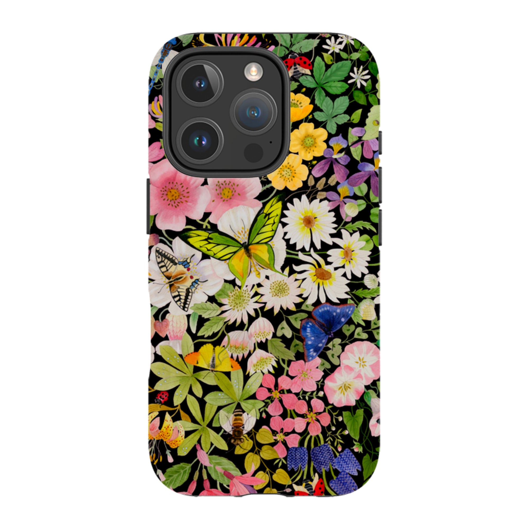 iPhone Tough Case - Wild Flowers By Bex Parkin