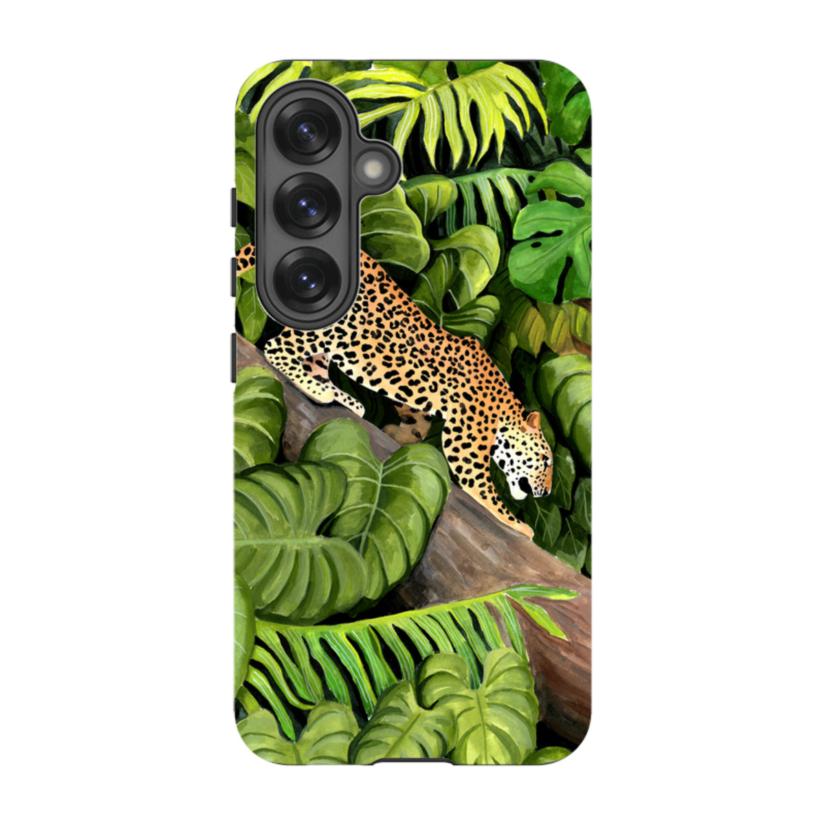 Samsung Tough Case - Leopard Poised By Bex Parkin