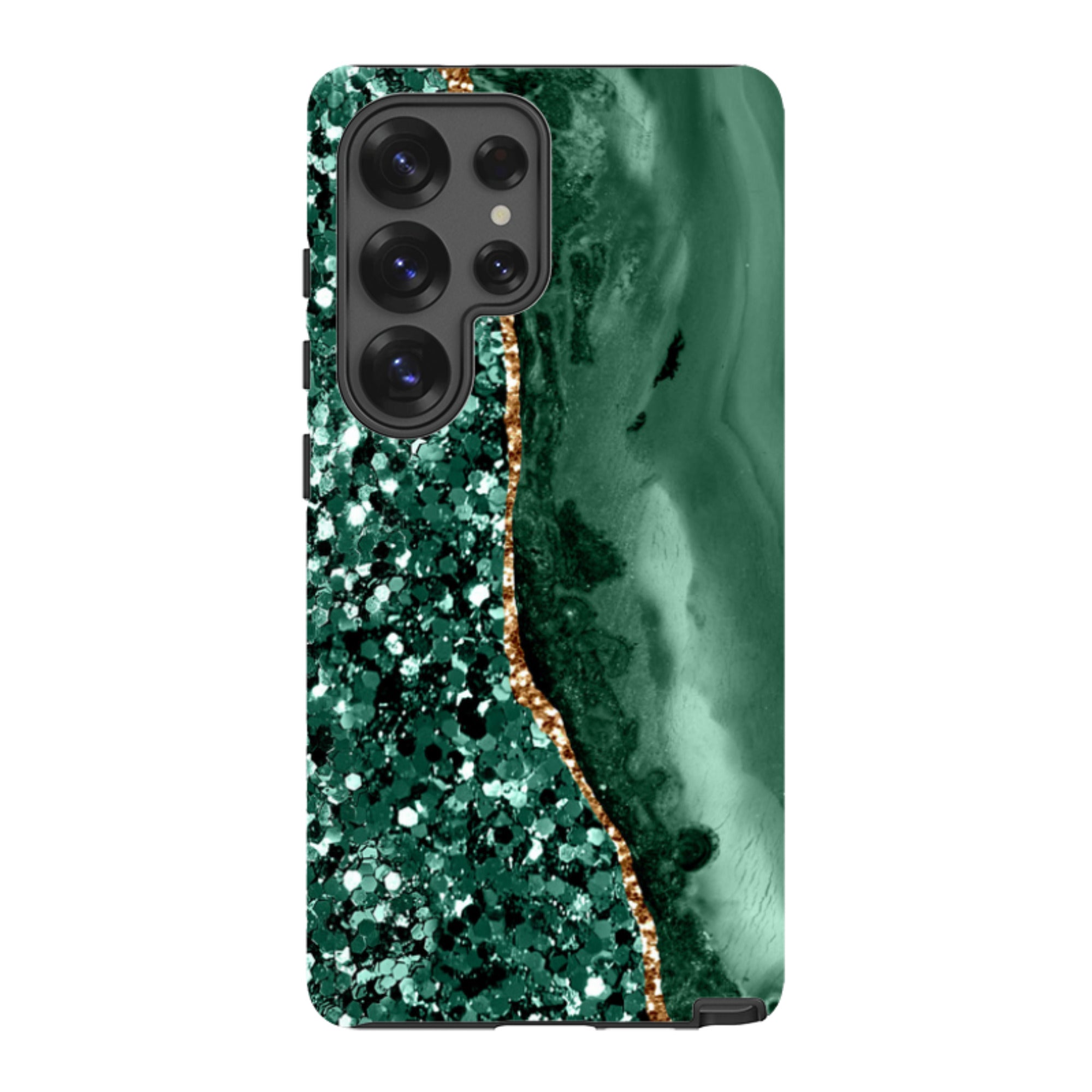 Samsung Tough Case - Green Shade (case does not glitter)