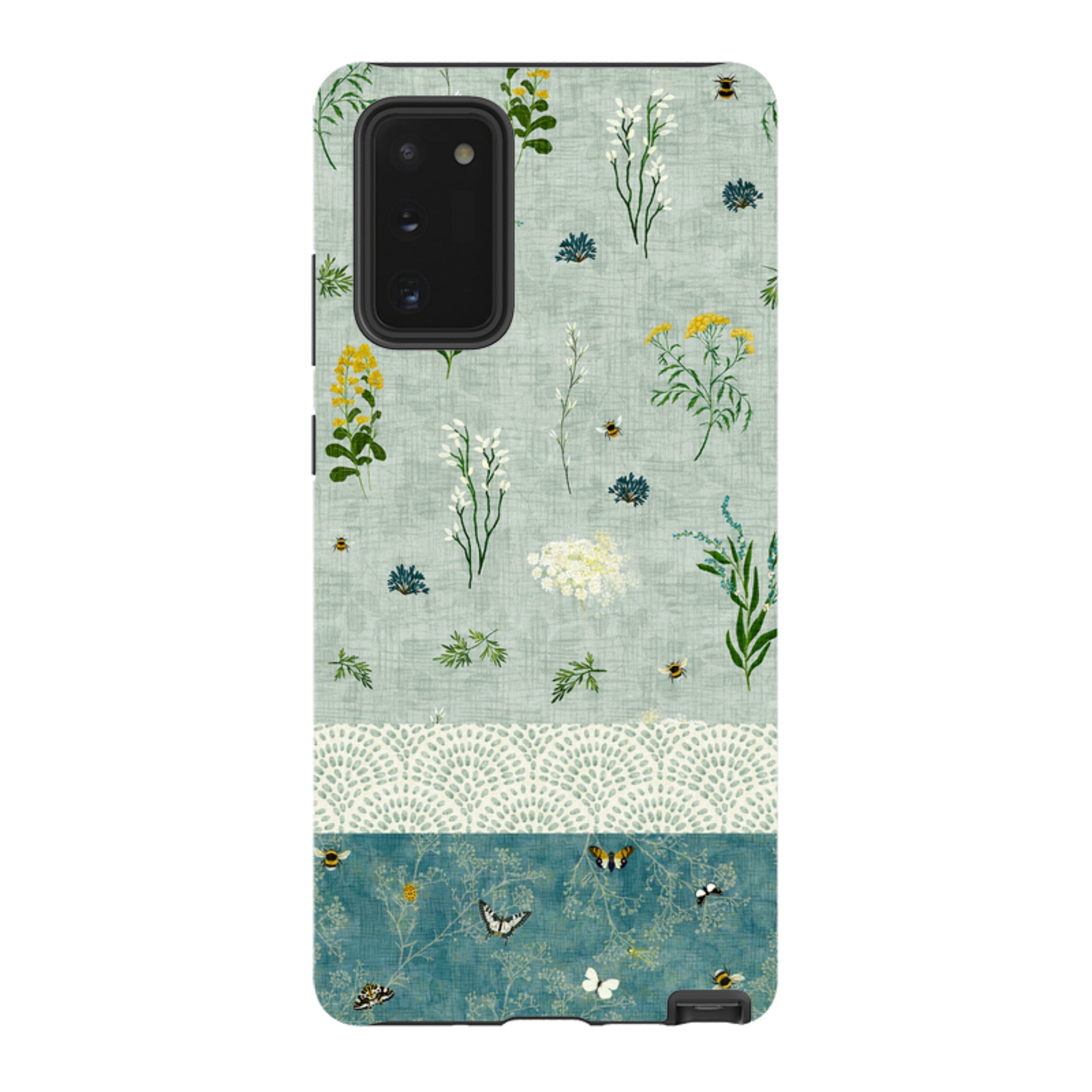 Samsung Tough  Case - Song Bird Florals and Bees 2 By Katherine Quinn