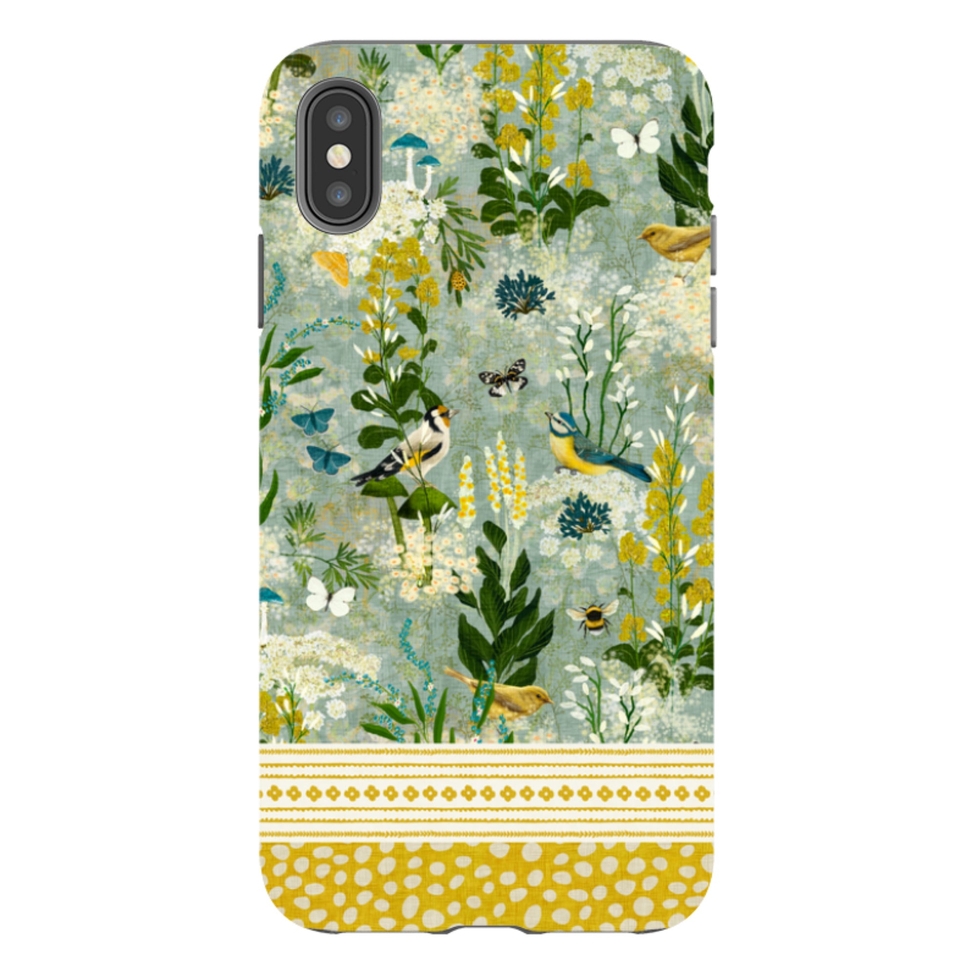 iPhone Tough Case - Song Bird Garden 2 By Katherine Quinn