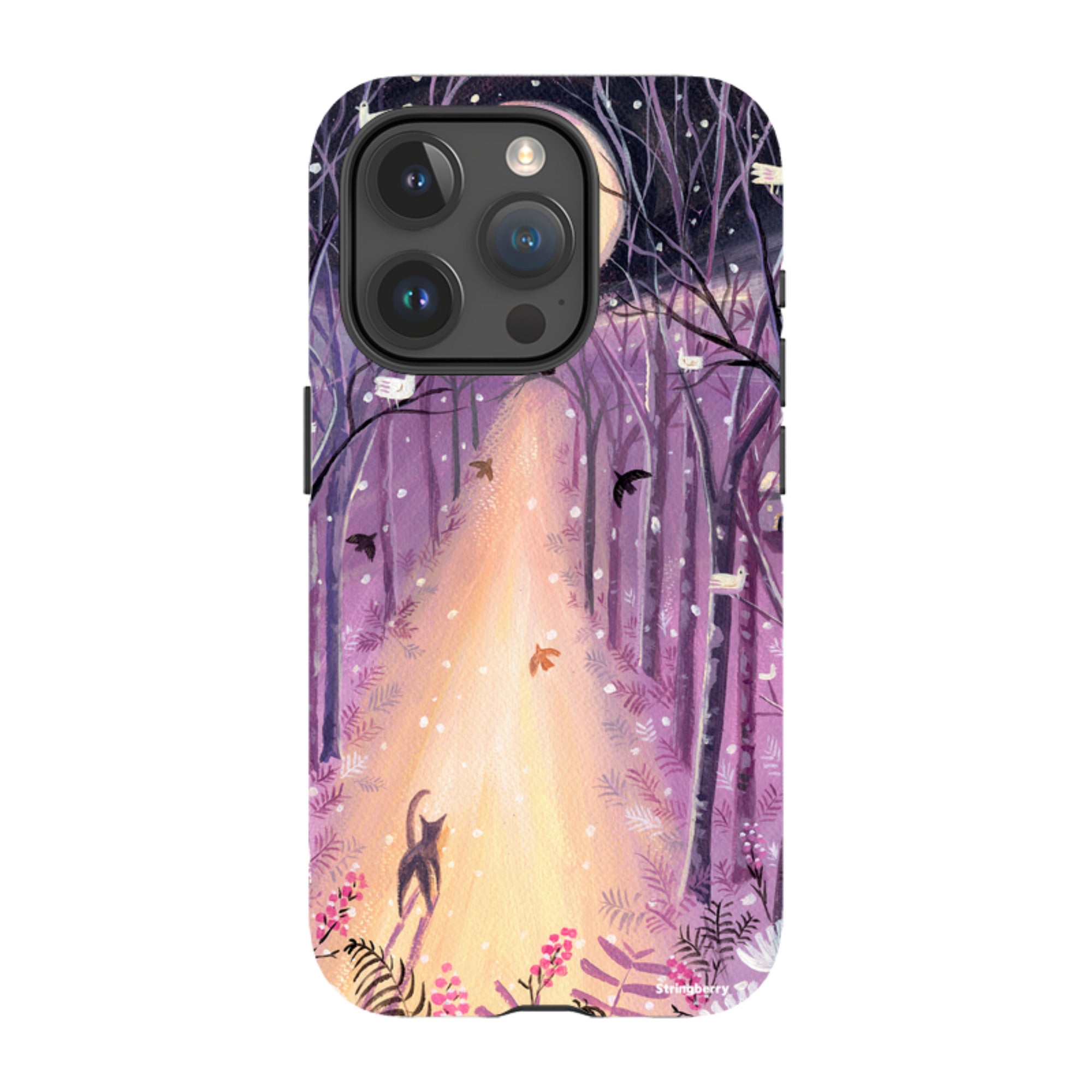iPhone MagSafe Tough Case - Forest Cat By Mary Stubberfield