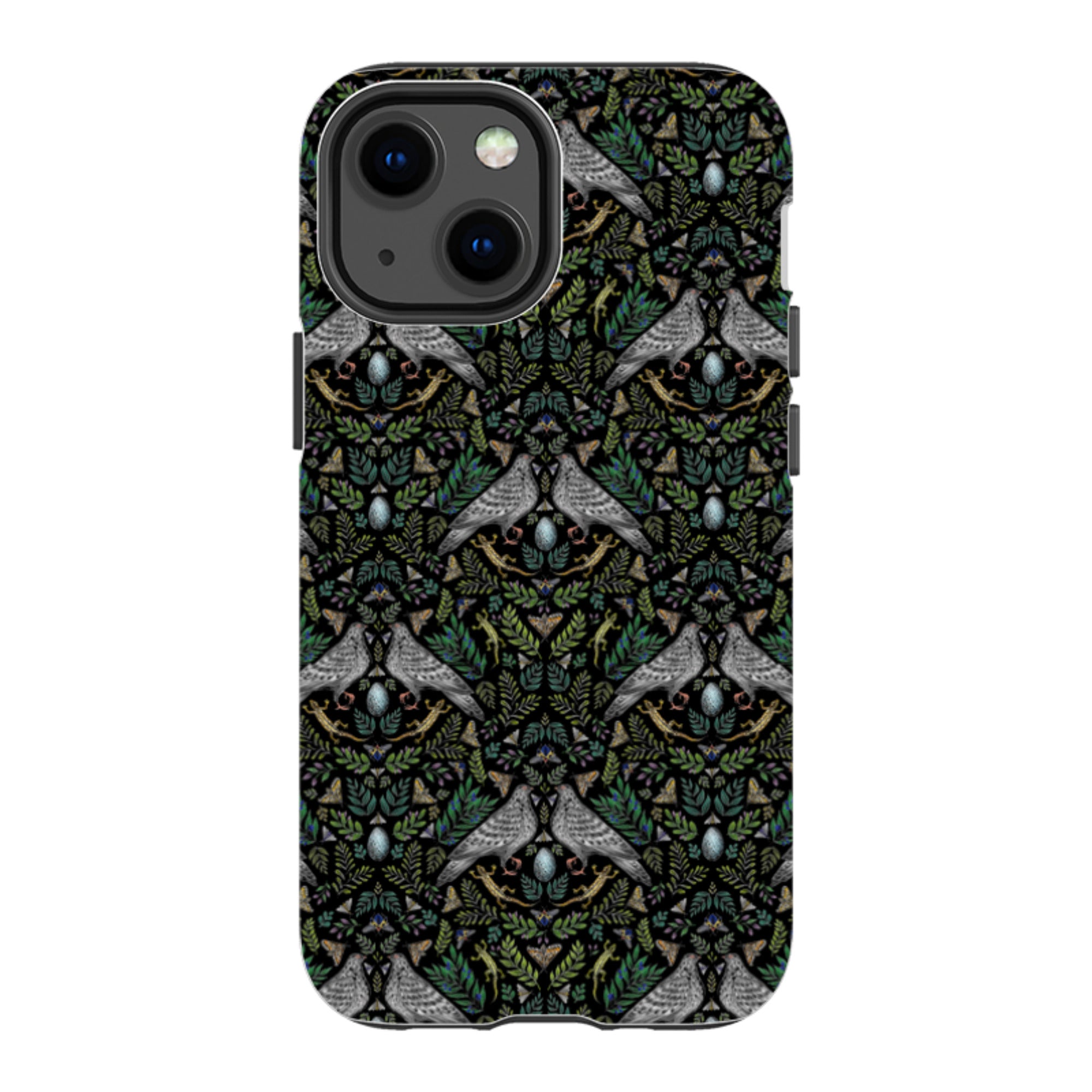 iPhone Tough Case - Dove Pattern By Catherine Rowe