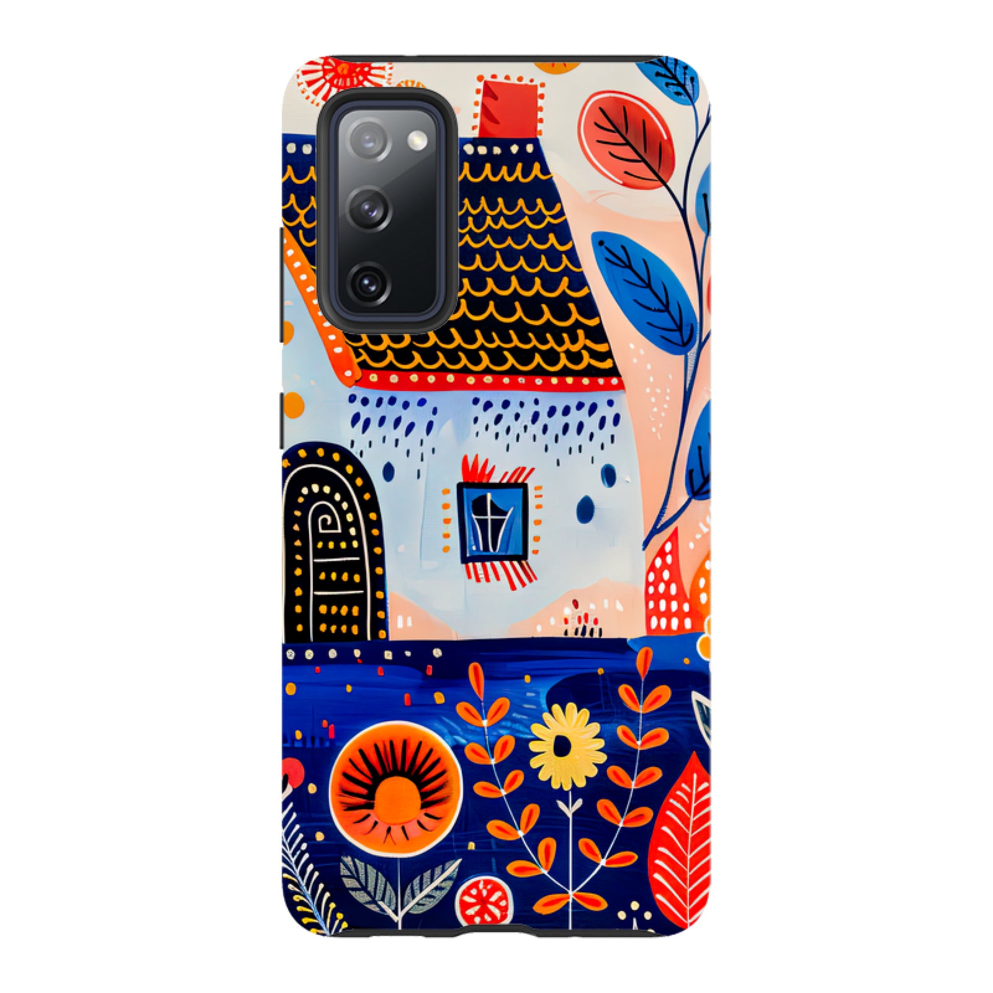 Samsung Tough Case - Folk Art House VIII