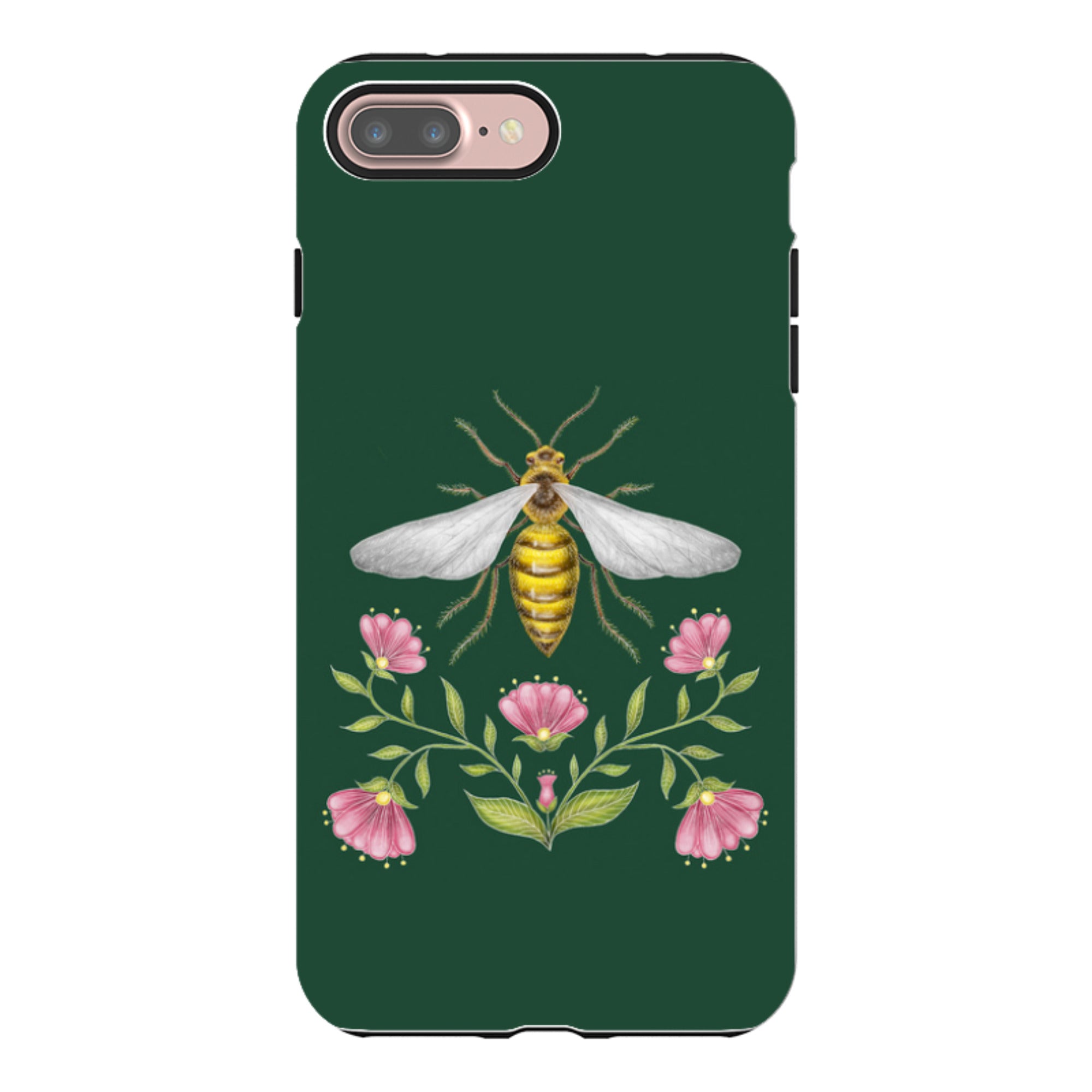 iPhone Tough Case - Wings Of Freedom Emerald By Catherine Rowe