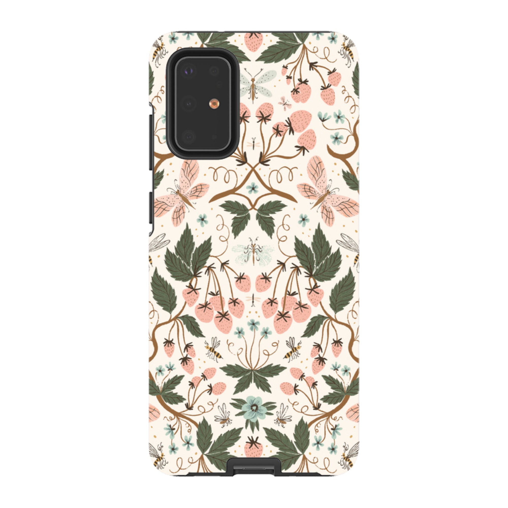 Samsung Tough Case - Bugs And Berries Pattern By Meghann Rader