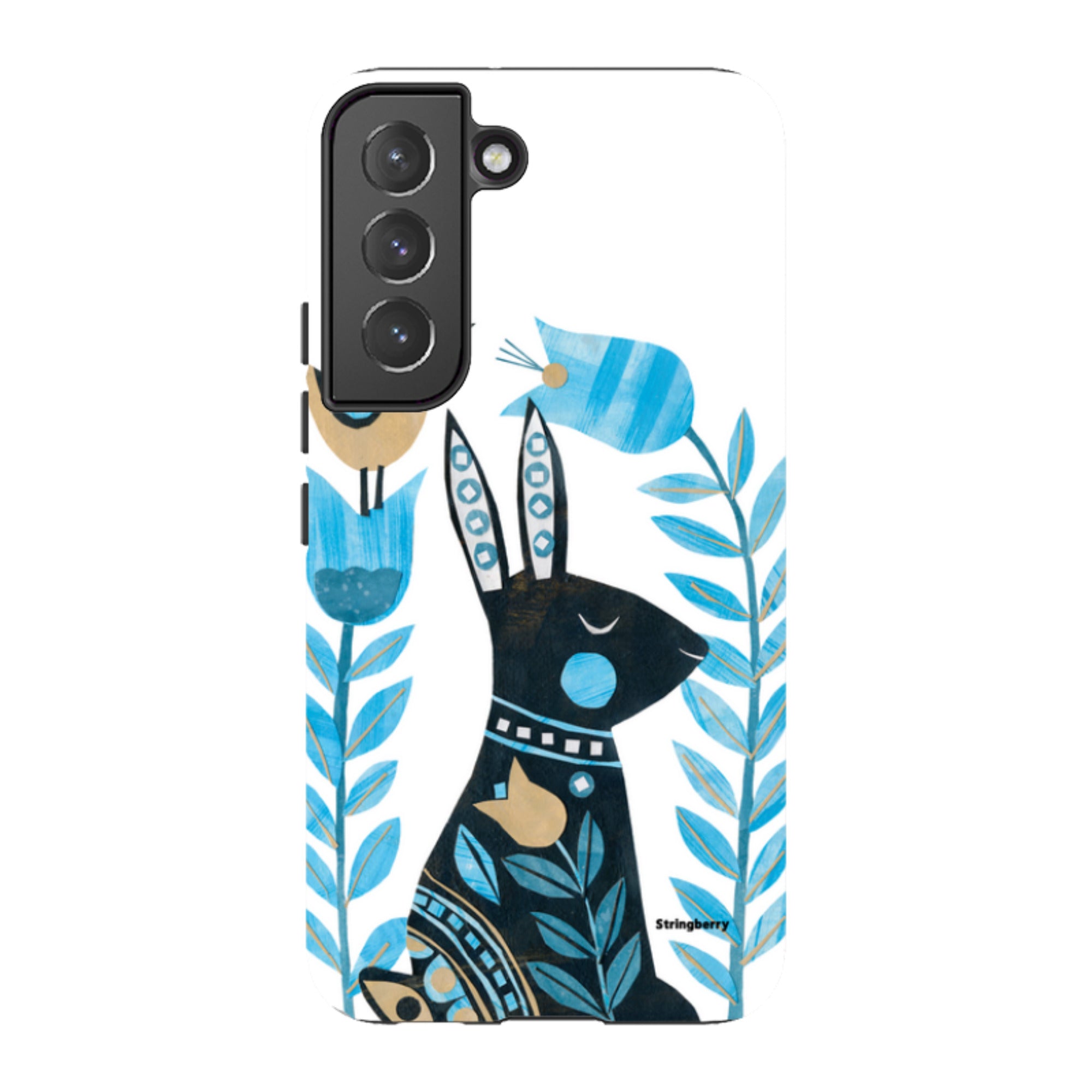 Samsung Tough Case - Folk Rabbit By Tracey English
