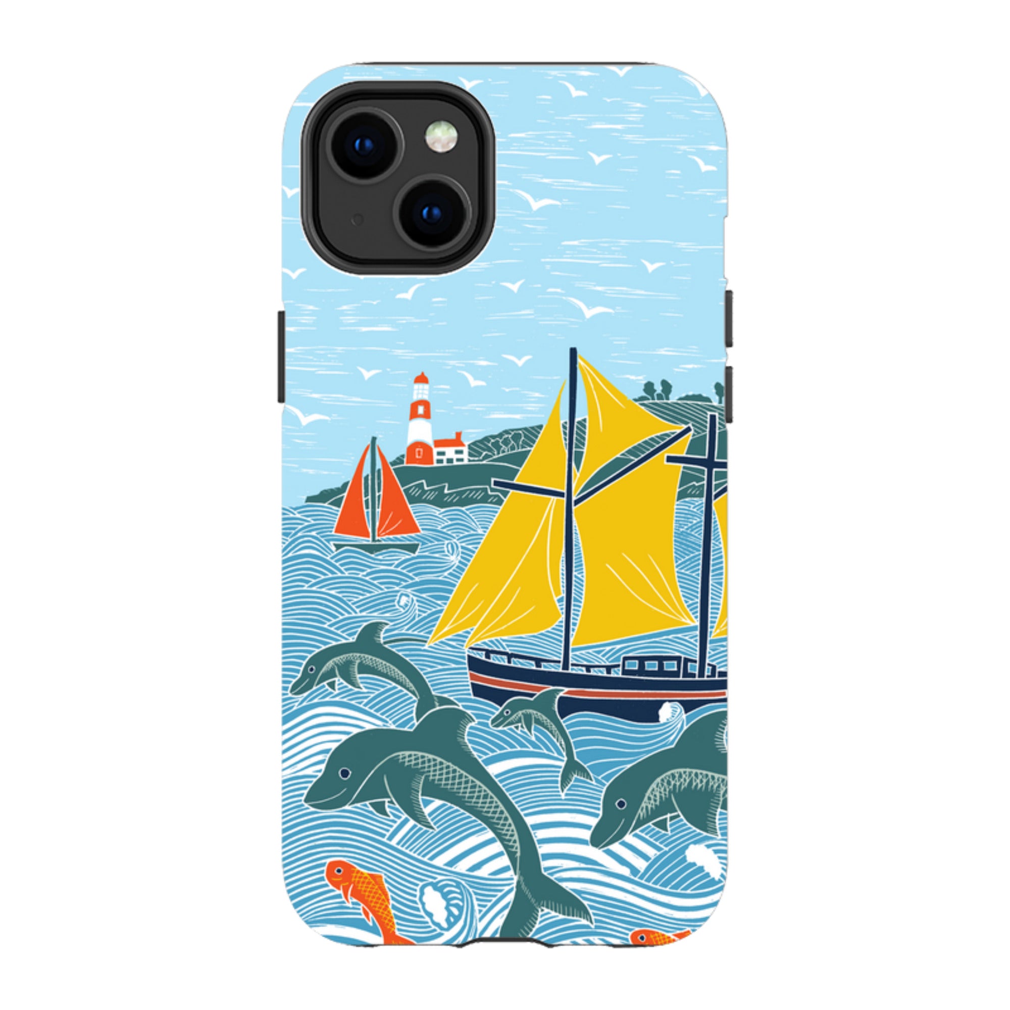 iPhone Case - Dolphins By Kate Heiss