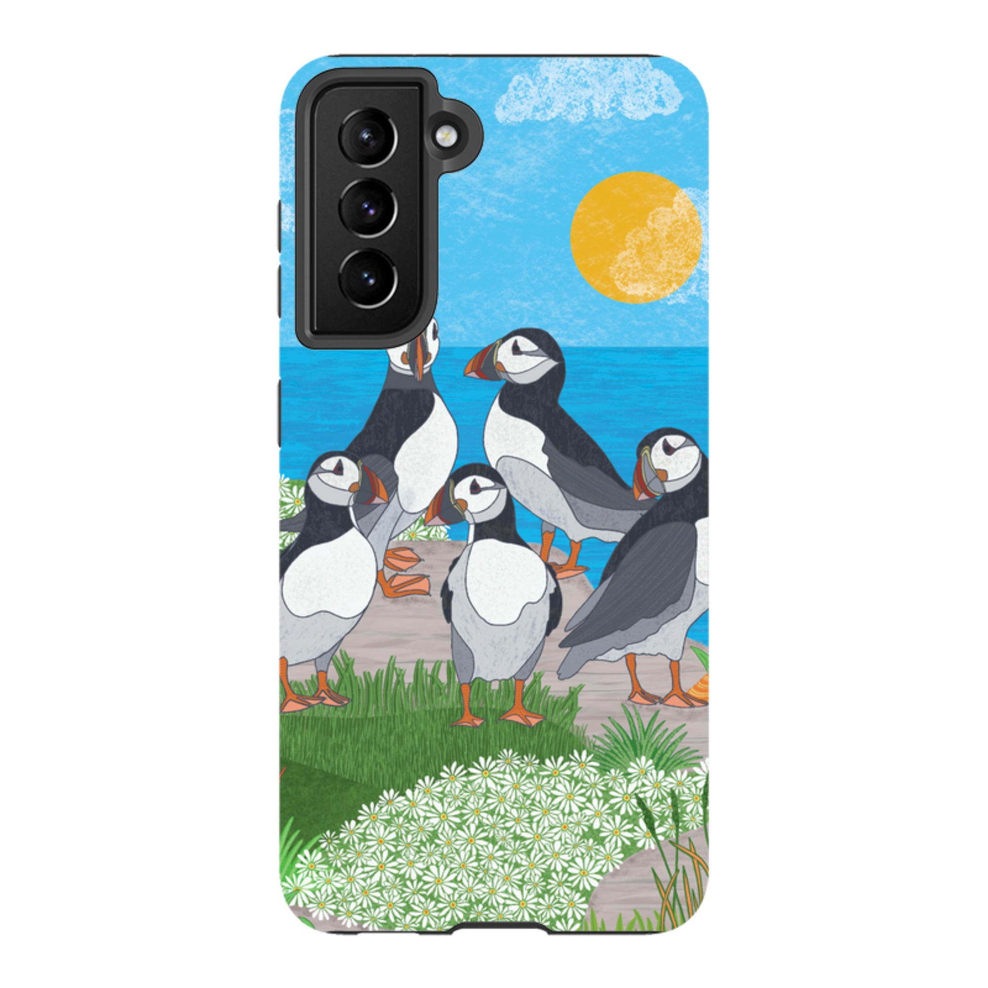 Samsung Tough Case - Puffins By Natalie Pedetti Prack
