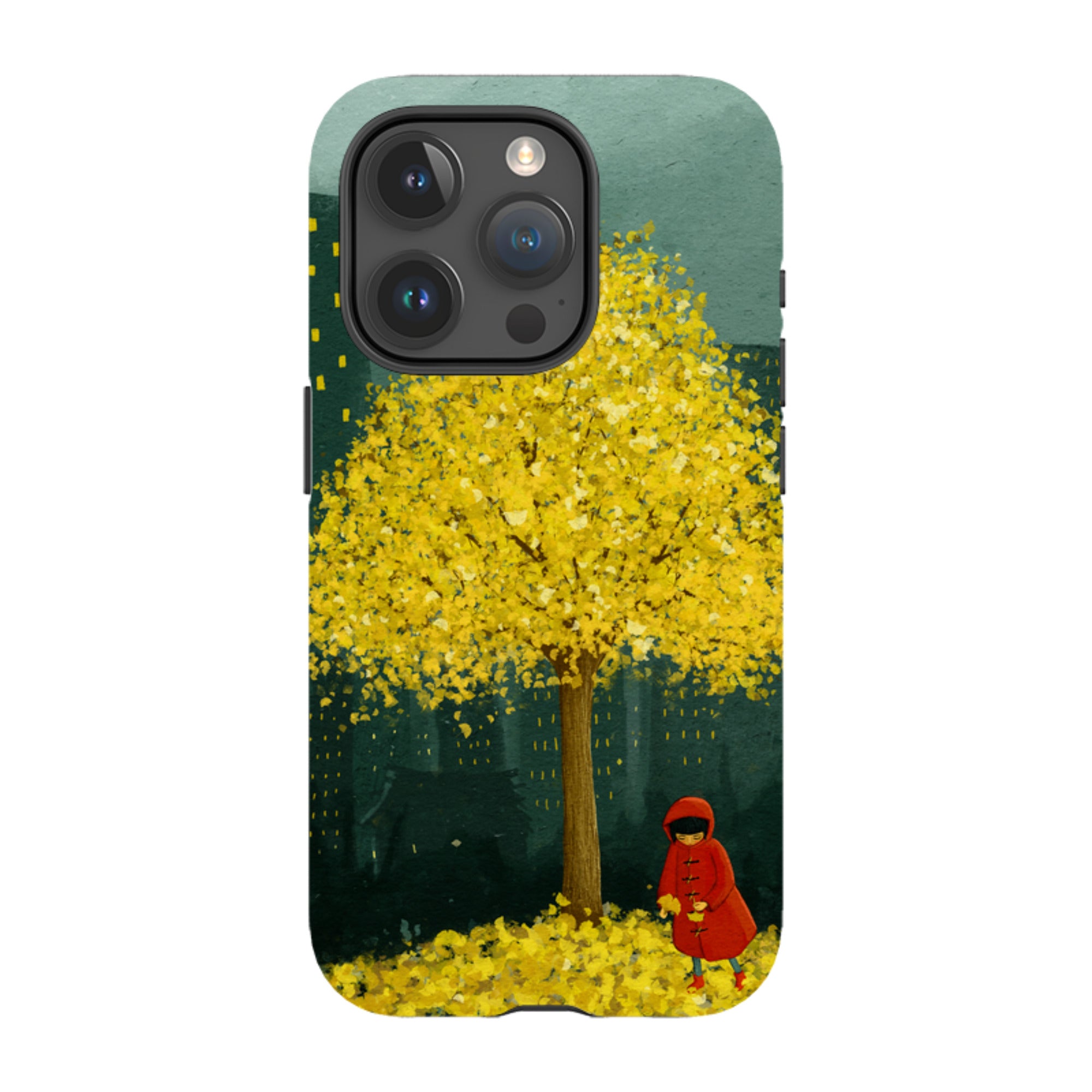 iPhone Tough Case - Gingko Tree By Maja Lindberg